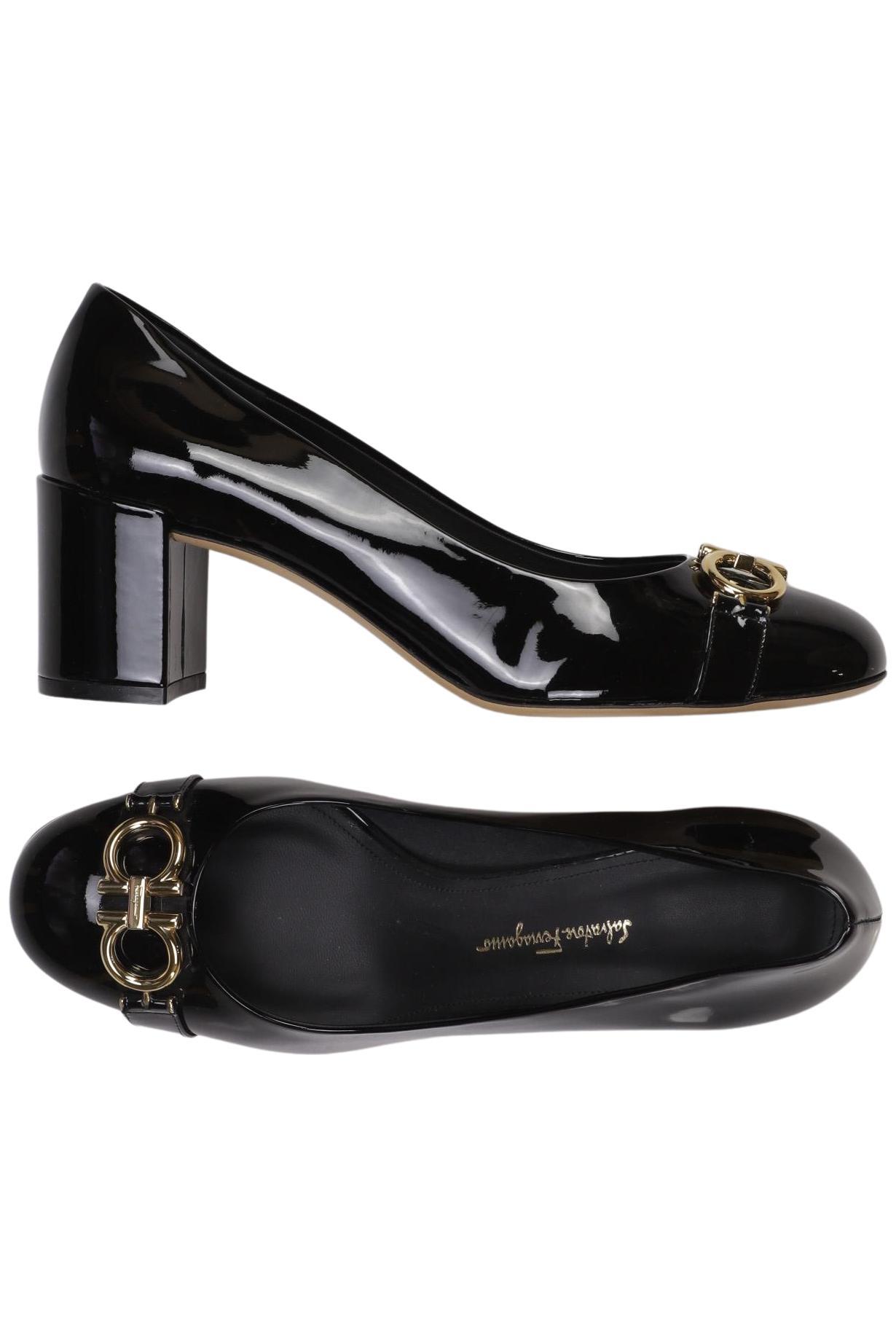 Salvatore Ferragamo Damen Pumps, Schwarz, Gr. UK 8.5