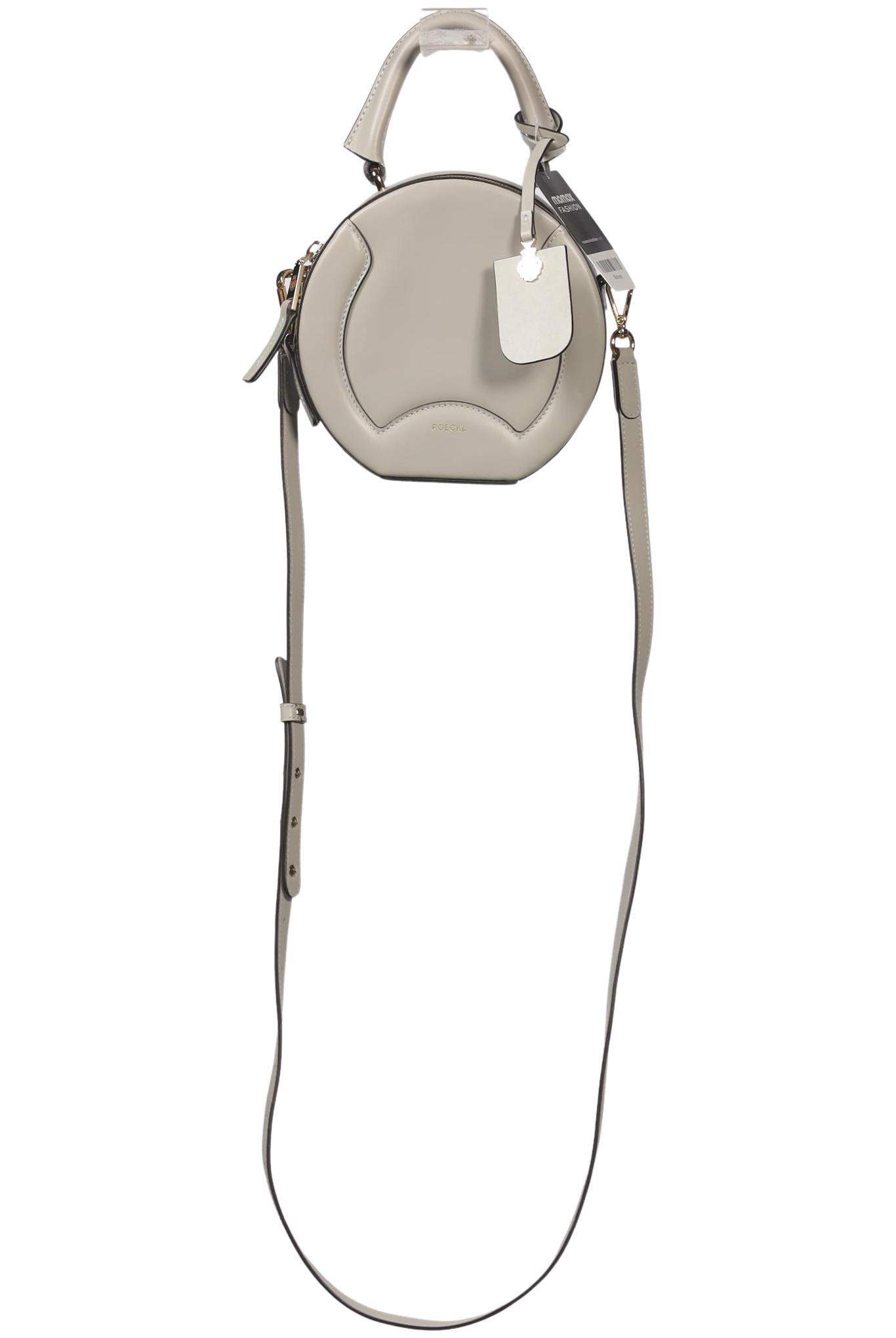 Roeckl Damen Handtasche klein Leder, Grau, Gr.