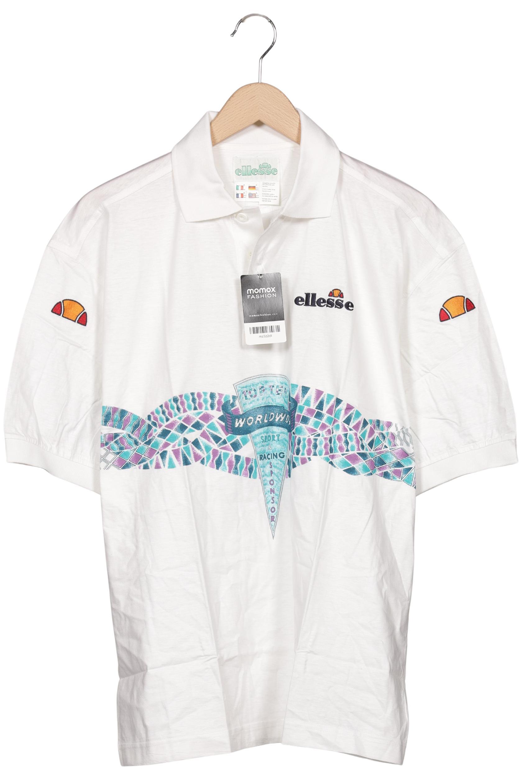 ellesse Herren Poloshirt, Weiß, Gr. EU 48