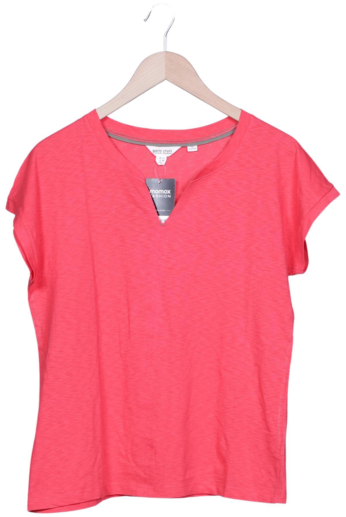 White Stuff Damen T-Shirt, Pink, Gr. EU 40