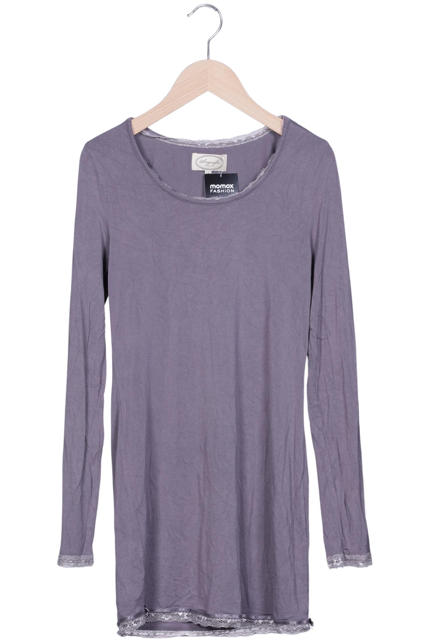 Sorgenfri Sylt Damen Langarmshirt, Lila, Gr. S
