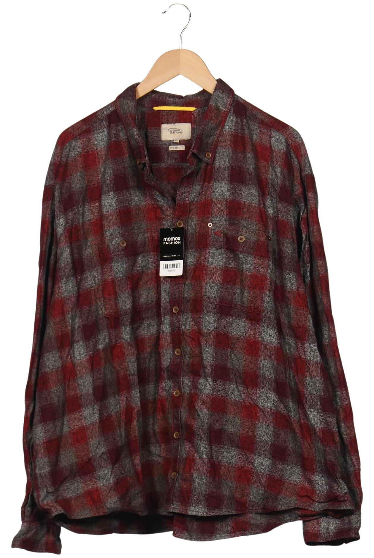 camel active Herren Hemd, Mehrfarbig, Gr. 4XL