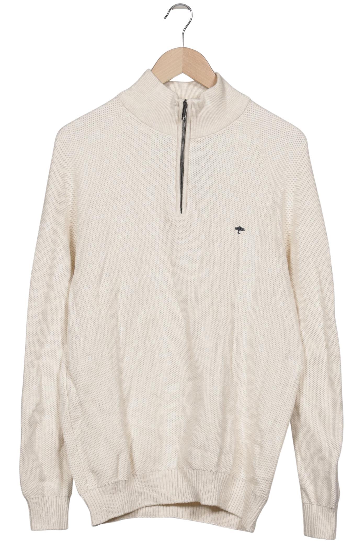 Fynch Hatton Herren Pullover, Cremeweiß, Gr. L