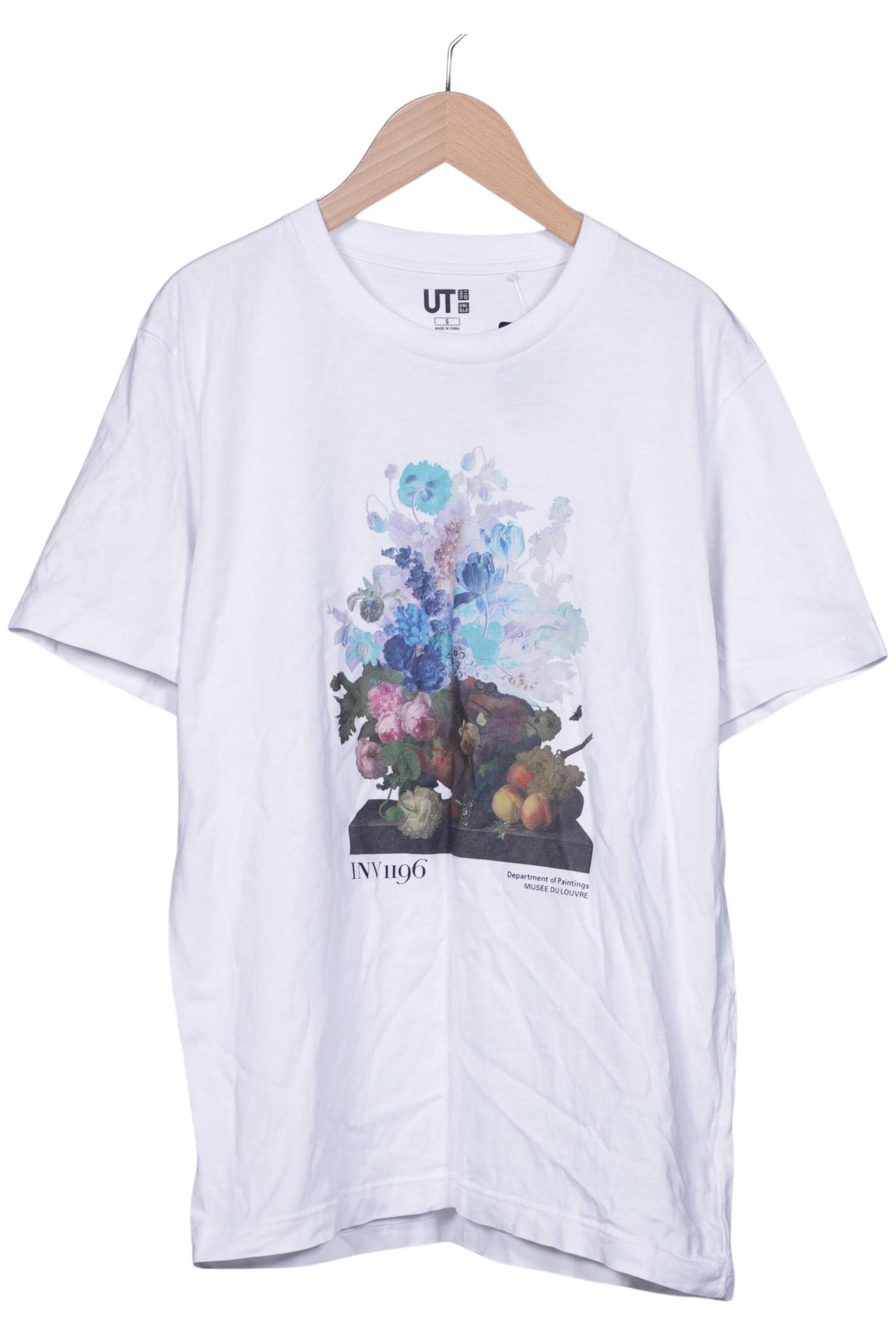 uniqlo Damen T-Shirt, Weiß, Gr. S
