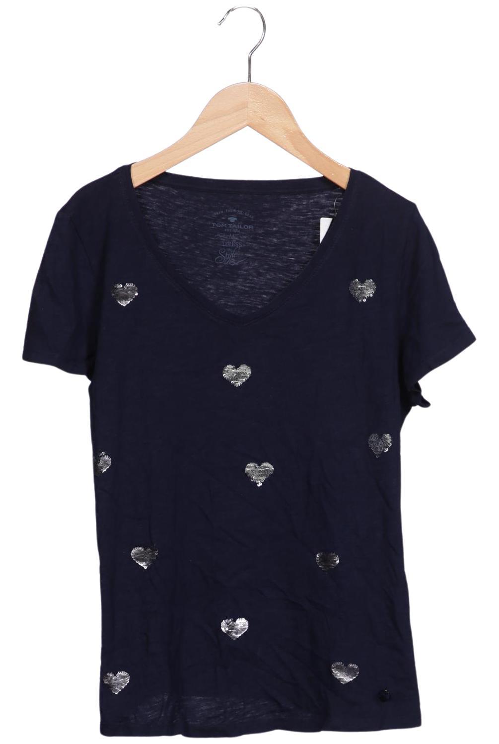 Tom Tailor Damen T-Shirt, Mehrfarbig, Gr. M