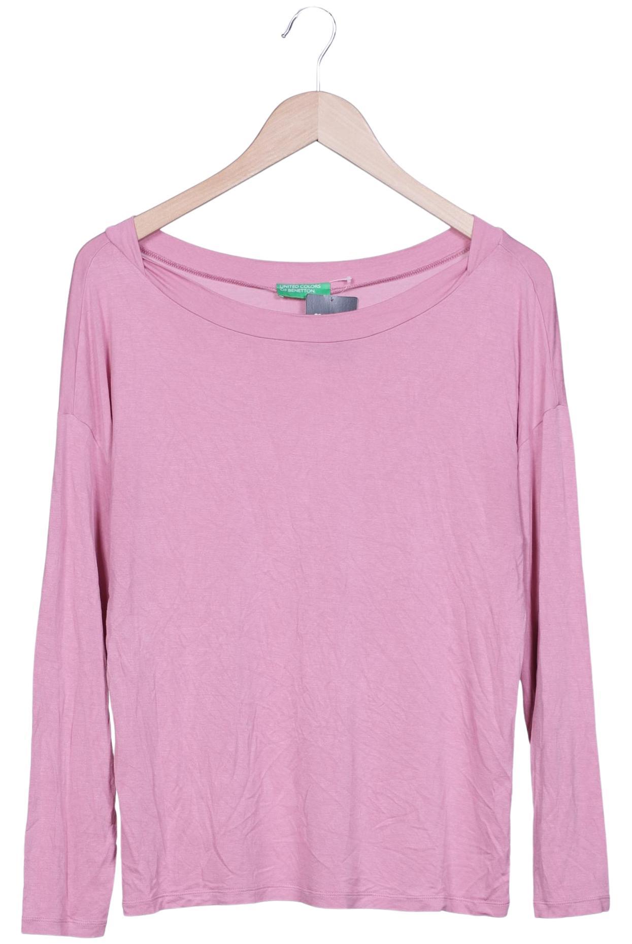 United Colors OF Benetton Damen Langarmshirt, Pink, Gr. M