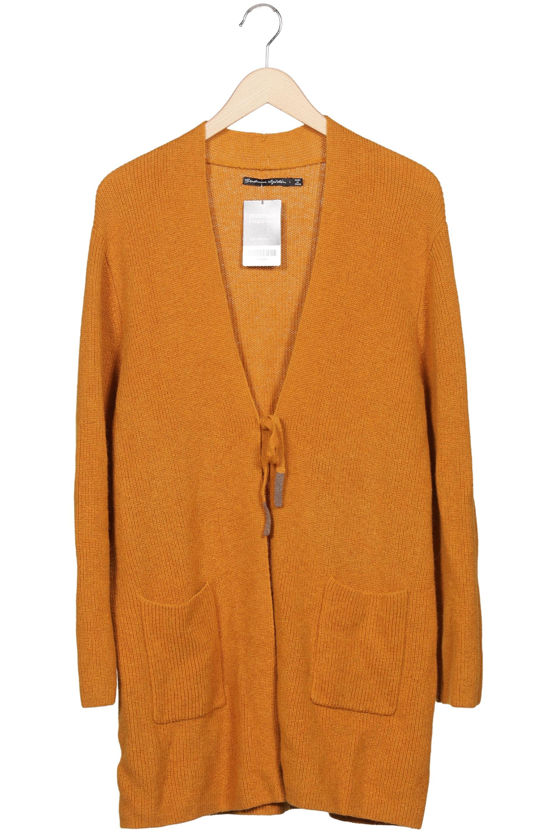 Gudrun Sjödén Damen Strickjacke, Orange, Gr. L