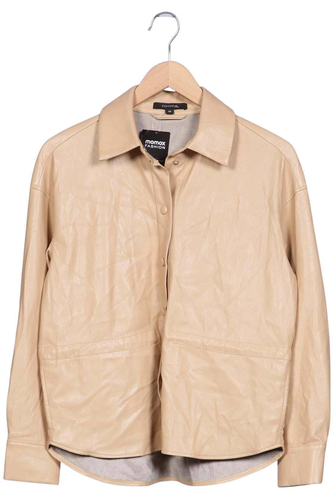 Comma Damen Jacke, Beige, Gr. EU 32