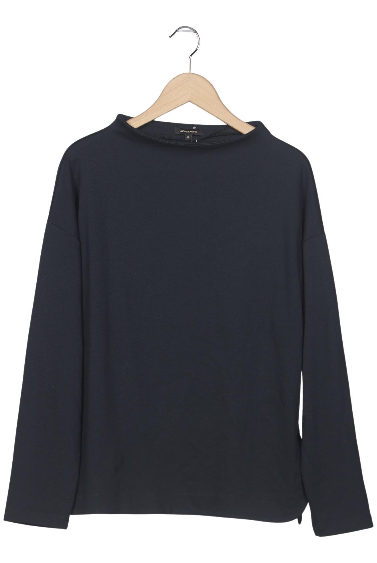 More & More Damen Langarmshirt, Marineblau, Gr. EU 42