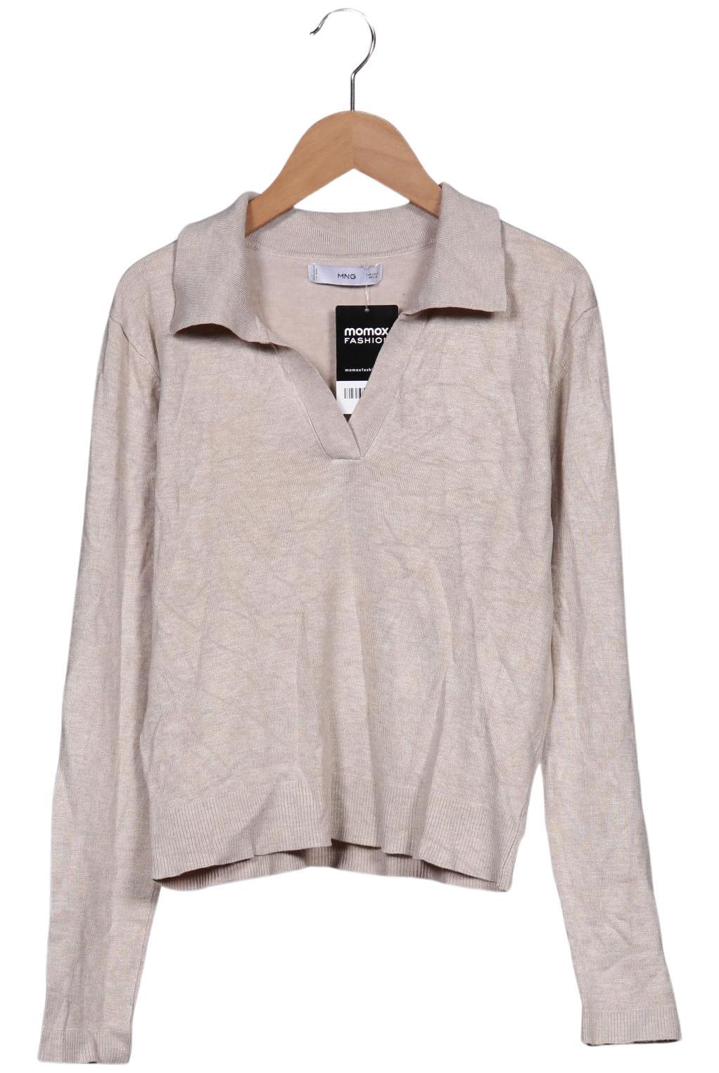 Mango Damen Pullover, Beige, Gr. M