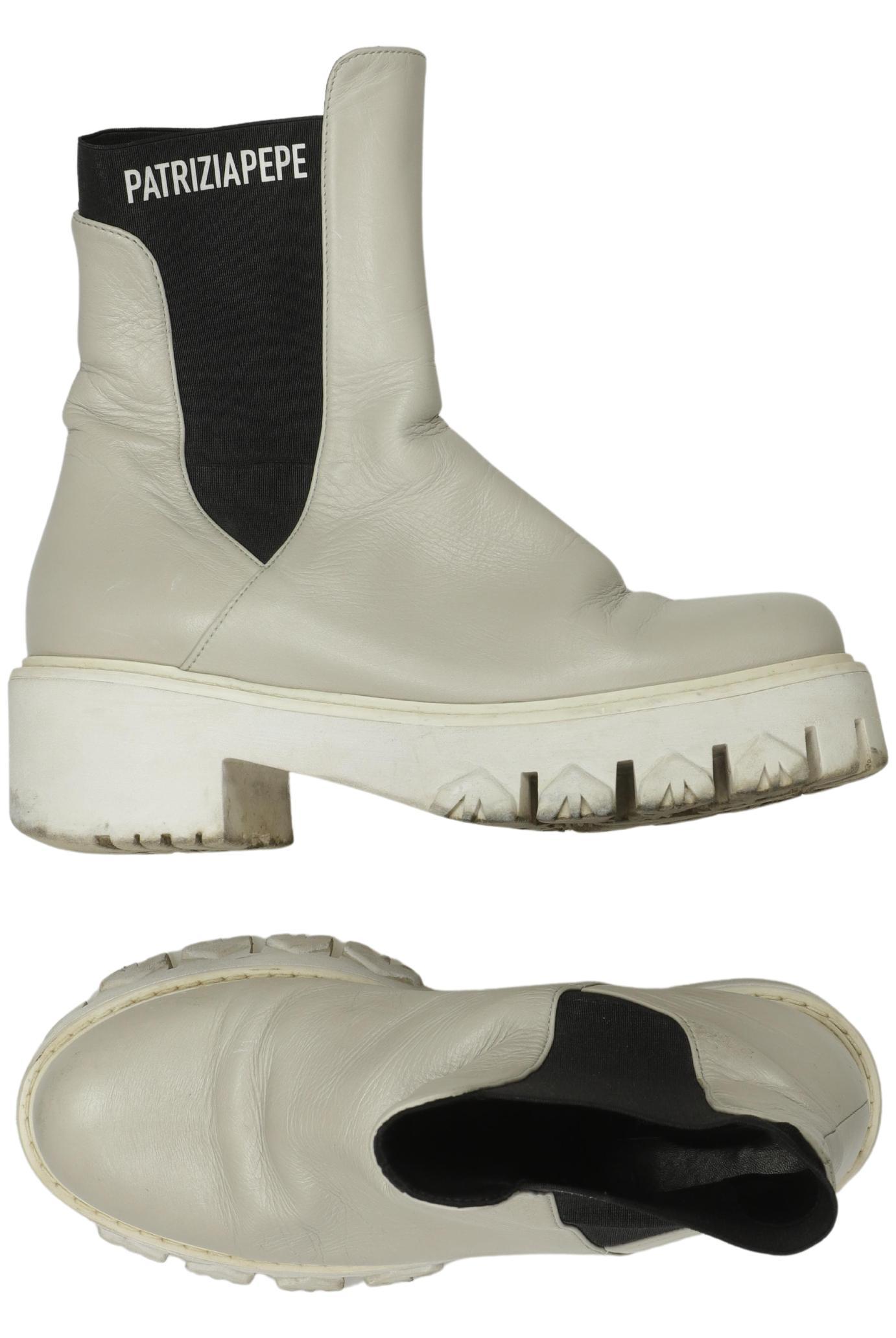 Patrizia Pepe Damen Stiefelette, Cremeweiß, Gr. EU 39.5