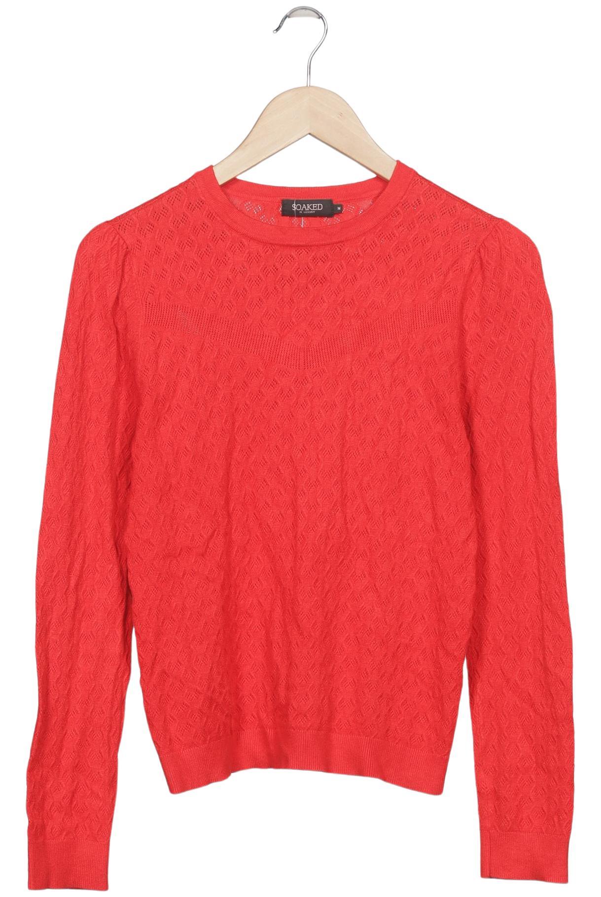 Soaked in Luxury Damen Pullover, Rot, Gr. M