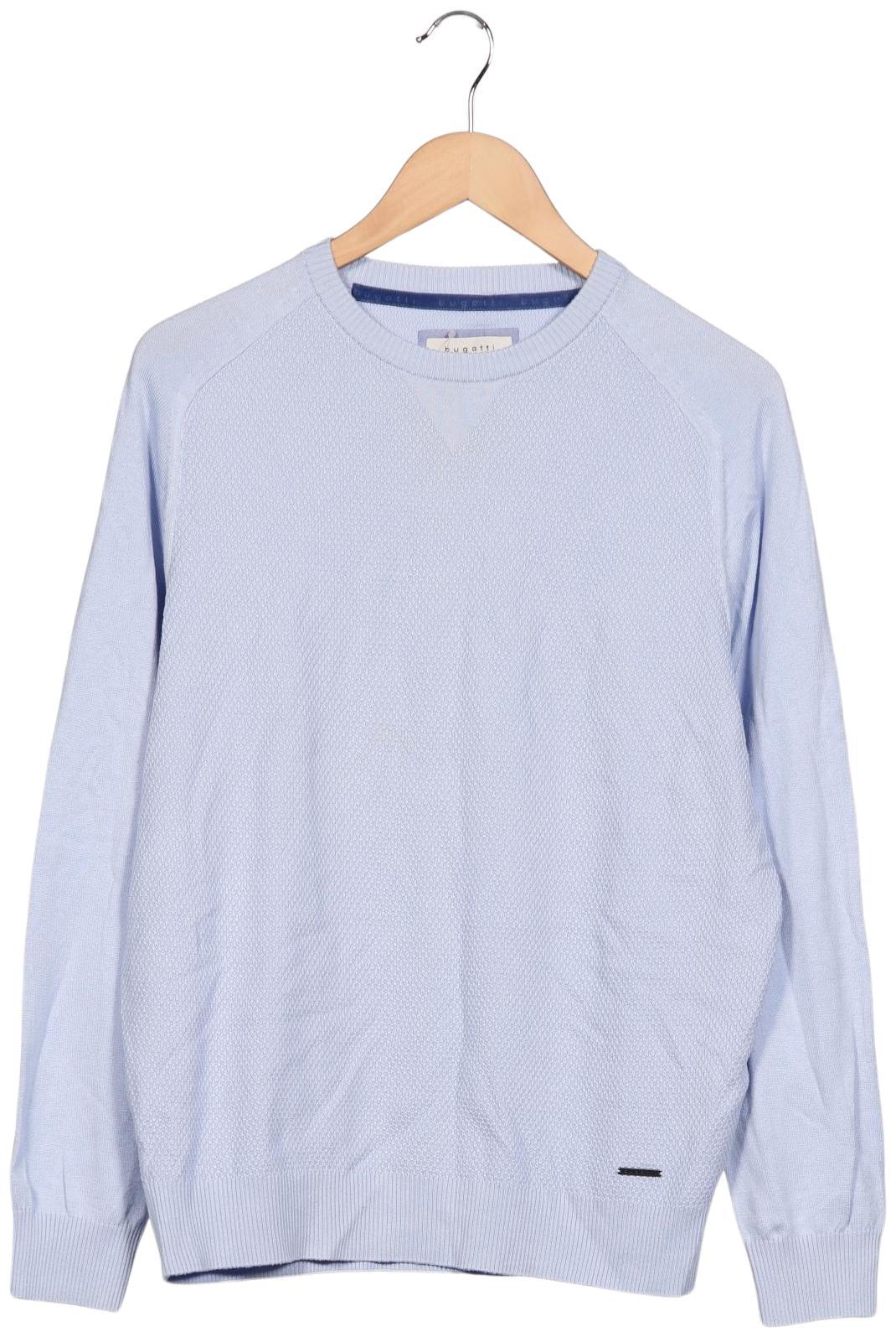 Bugatti Herren Pullover, Hellblau, Gr. M