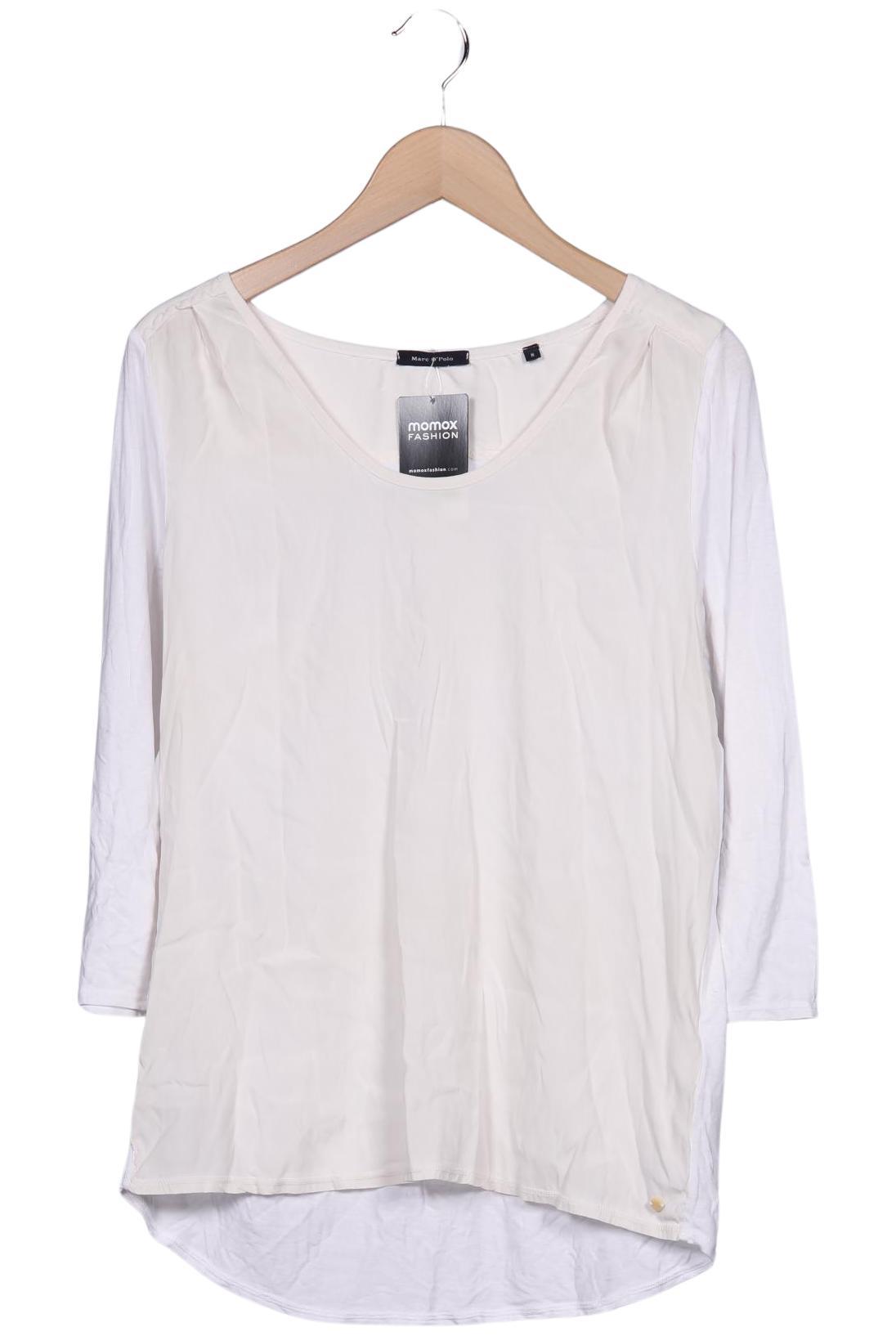 Marc O Polo Damen Langarmshirt, Cremeweiß, Gr. M