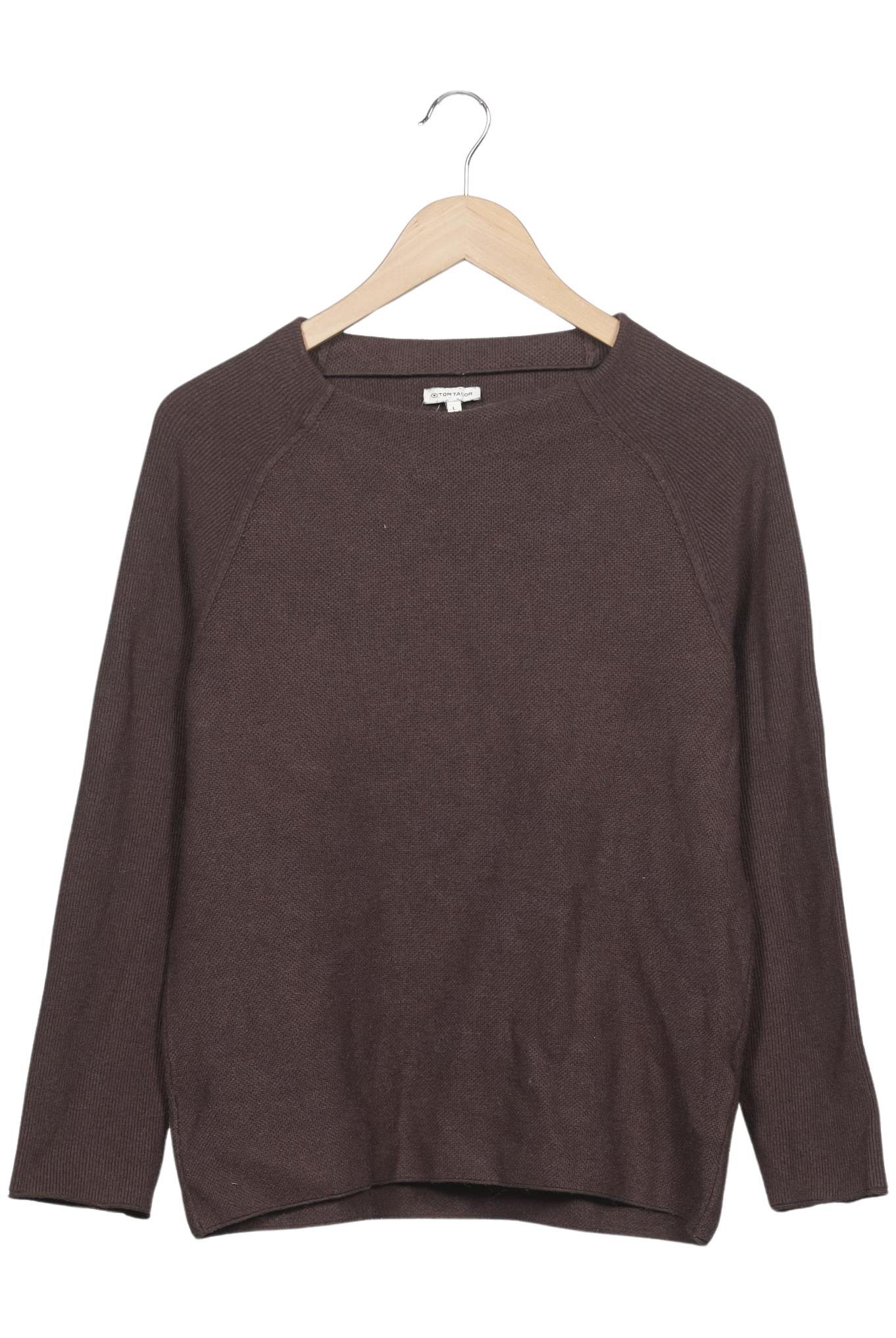 Tom Tailor Damen Pullover, Braun, Gr. L