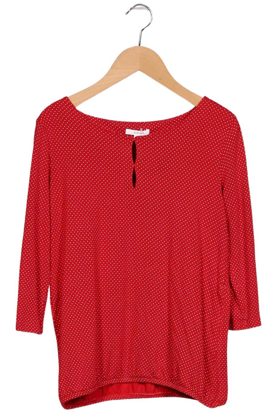 Opus Damen Langarmshirt, Rot, Gr. EU 36
