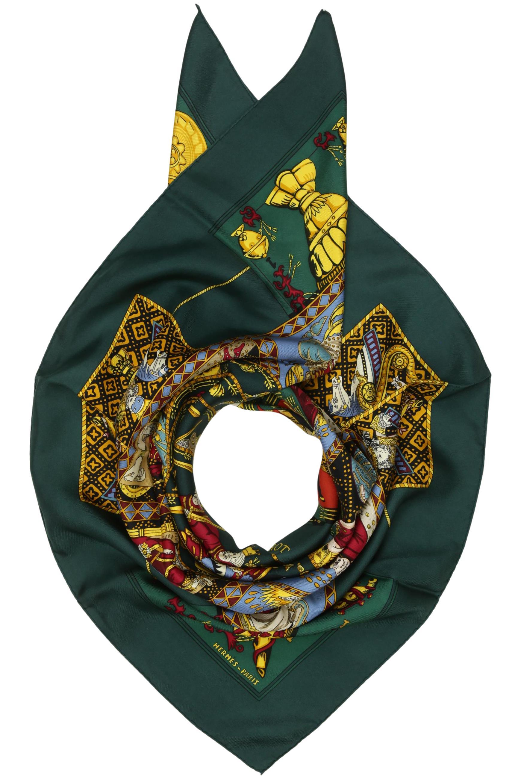 Hermès Damen Schal oder Tuch, Grün, Gr.