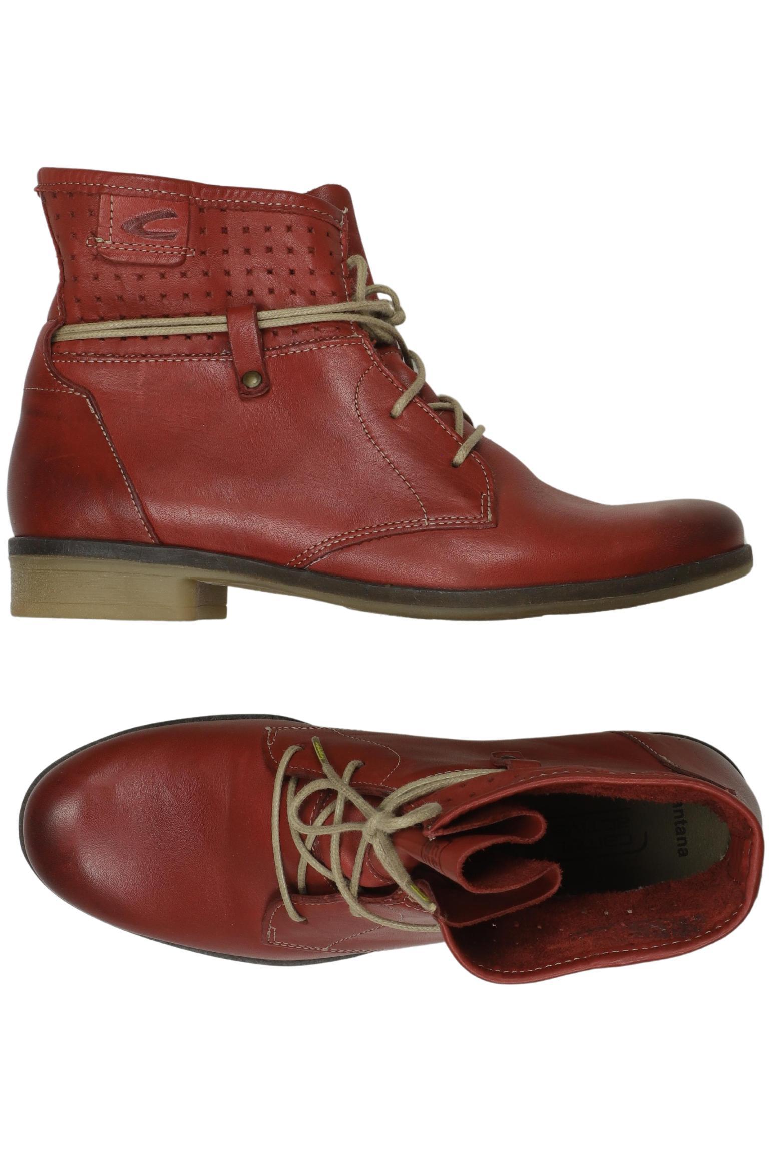 camel active Damen Stiefelette, Rot, Gr. UK 4.5
