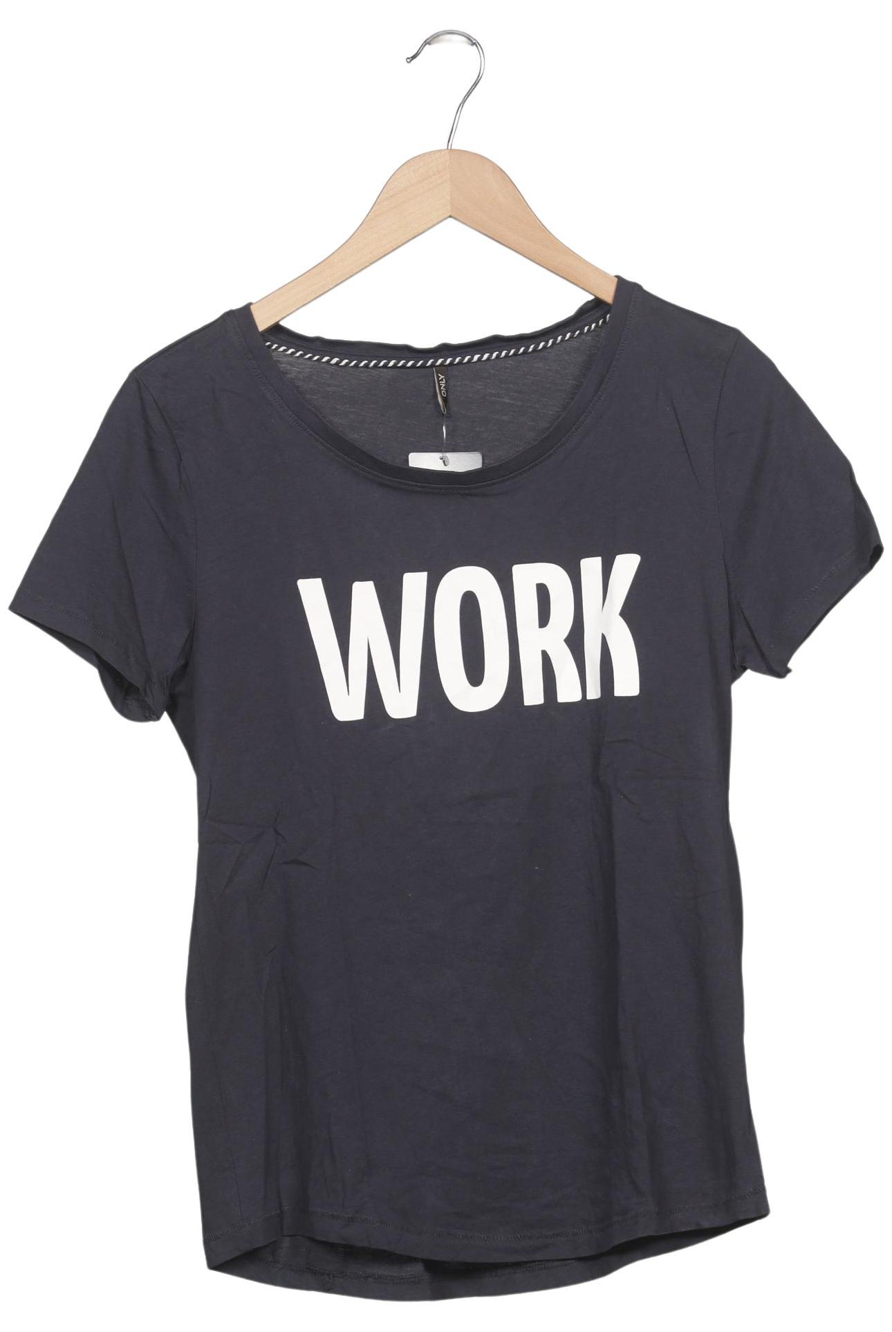 Only Damen T-Shirt, Marineblau, Gr. L