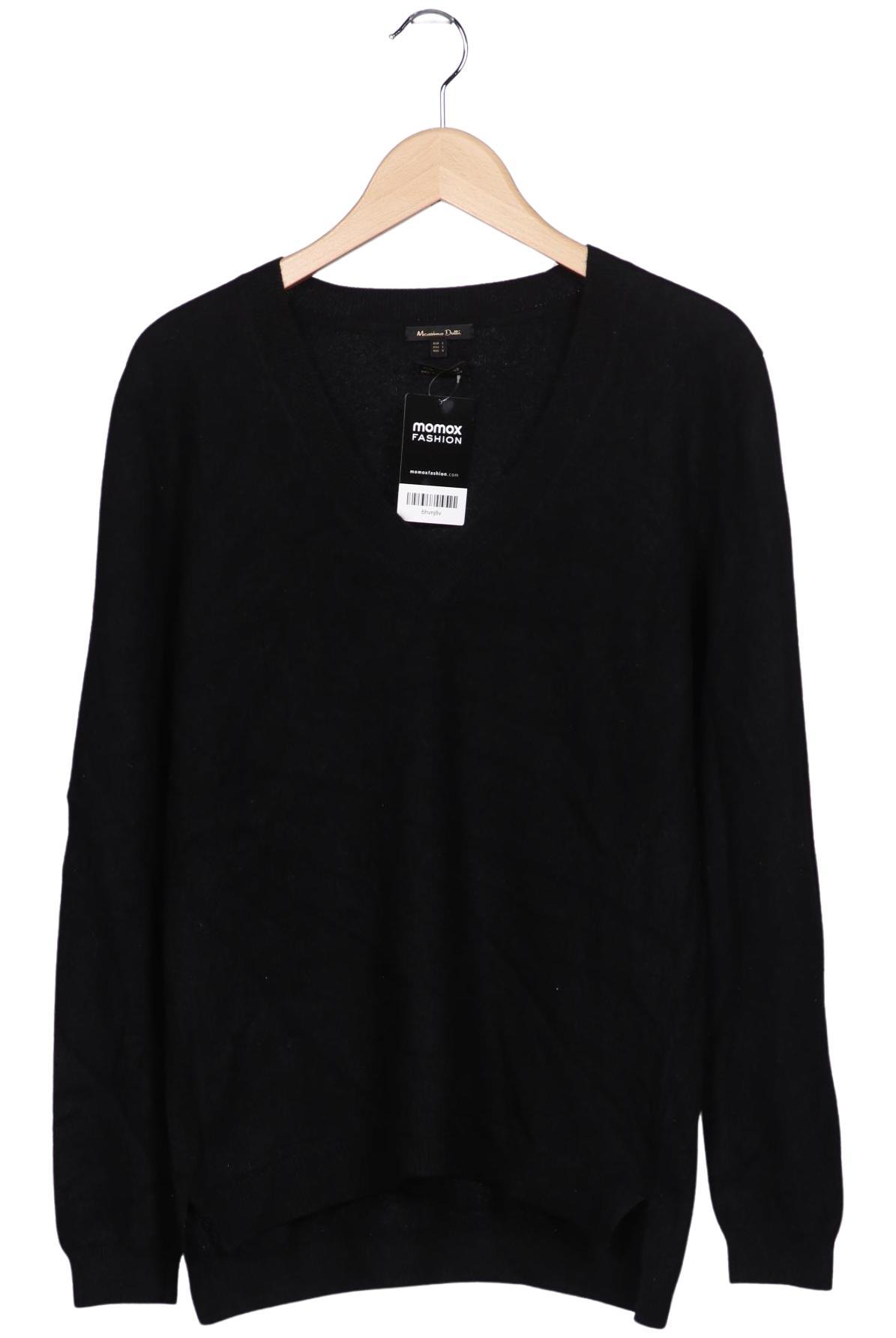 Massimo Dutti Damen Pullover, Schwarz, Gr. L