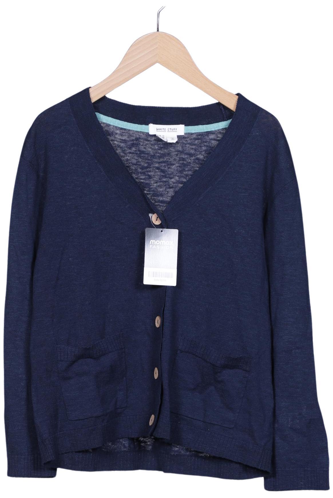 White Stuff Damen Strickjacke, Marineblau, Gr. EU 38