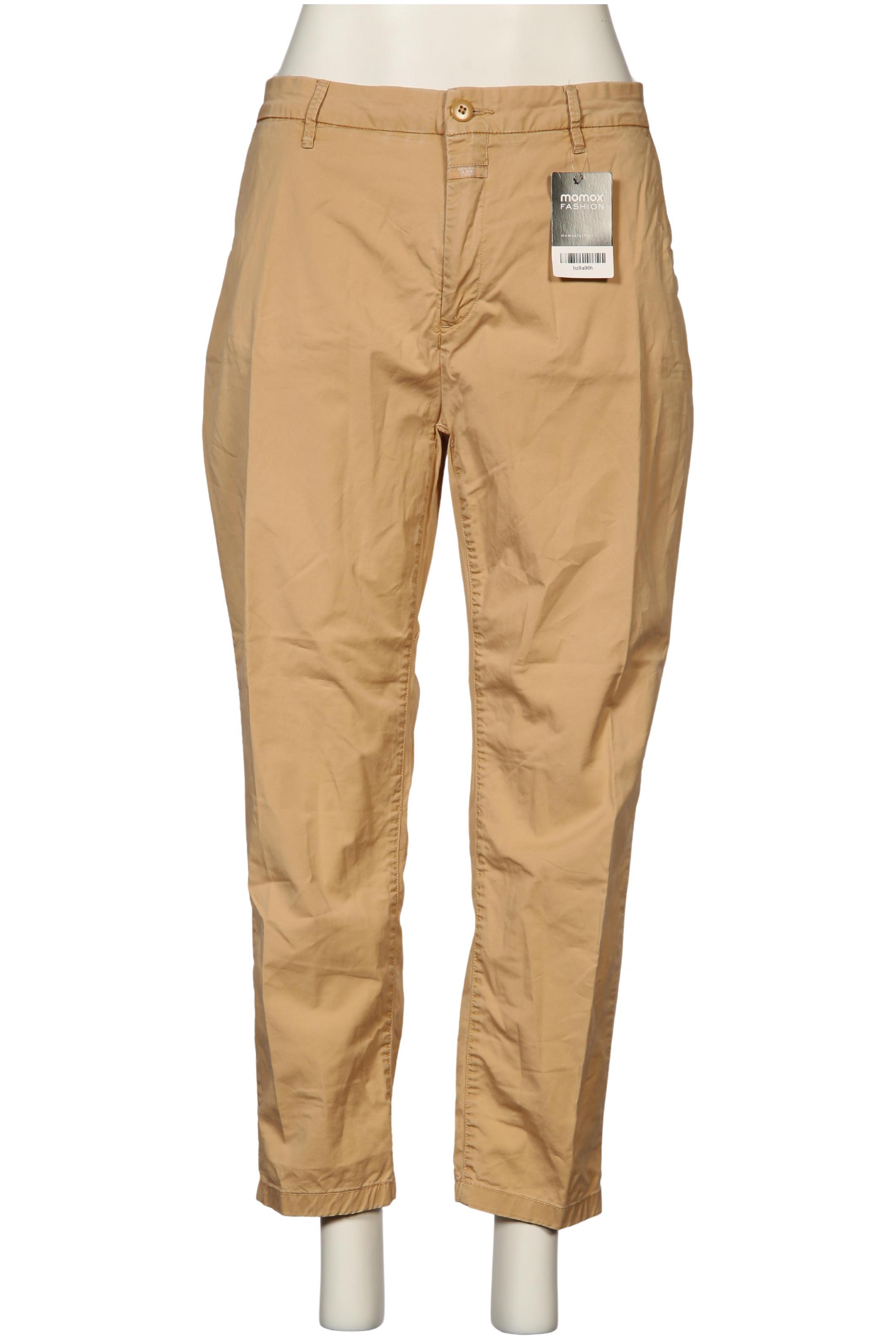 Closed Damen Stoffhose, Beige, Gr. W32