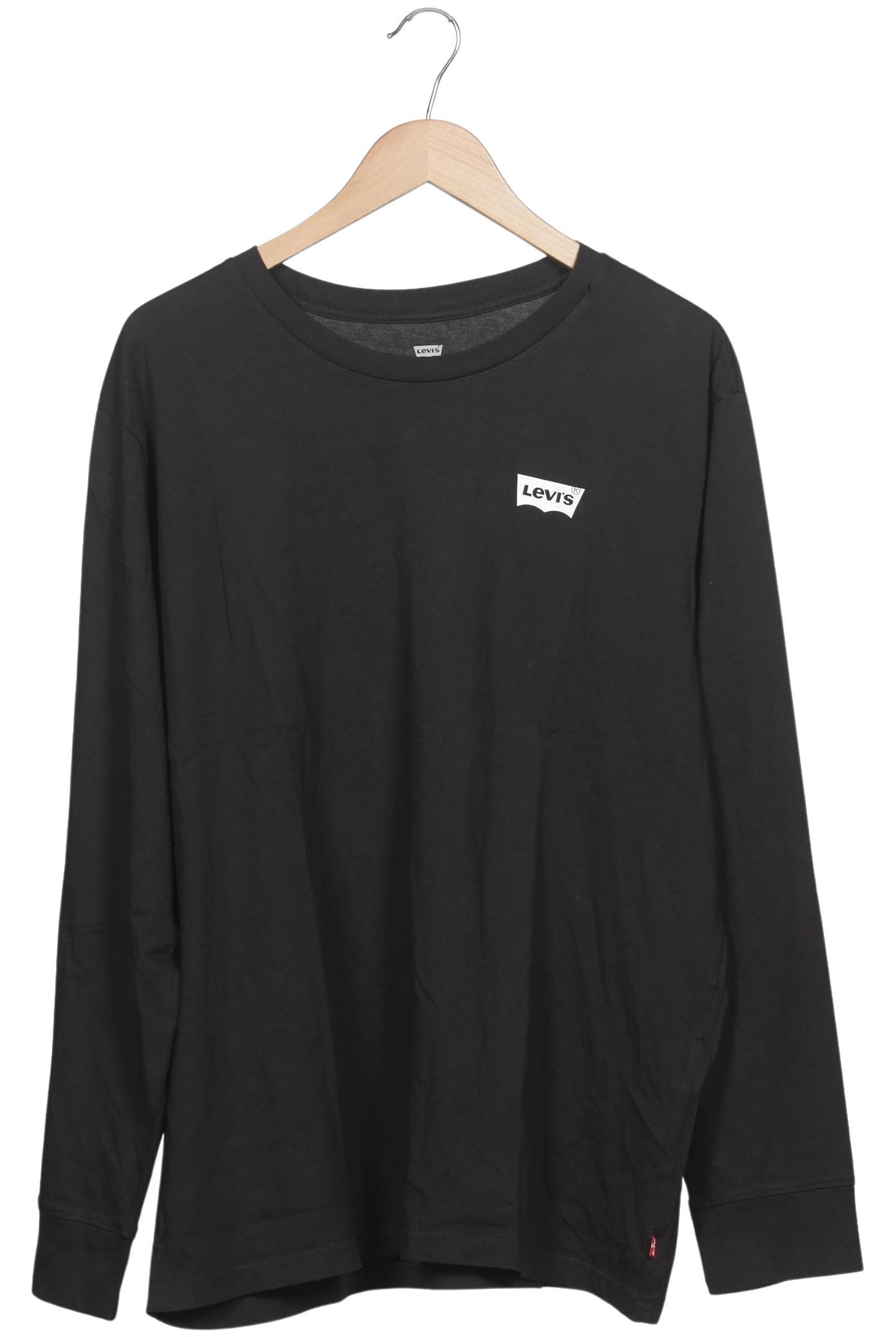 Levis Herren Langarmshirt, Schwarz, Gr. XL