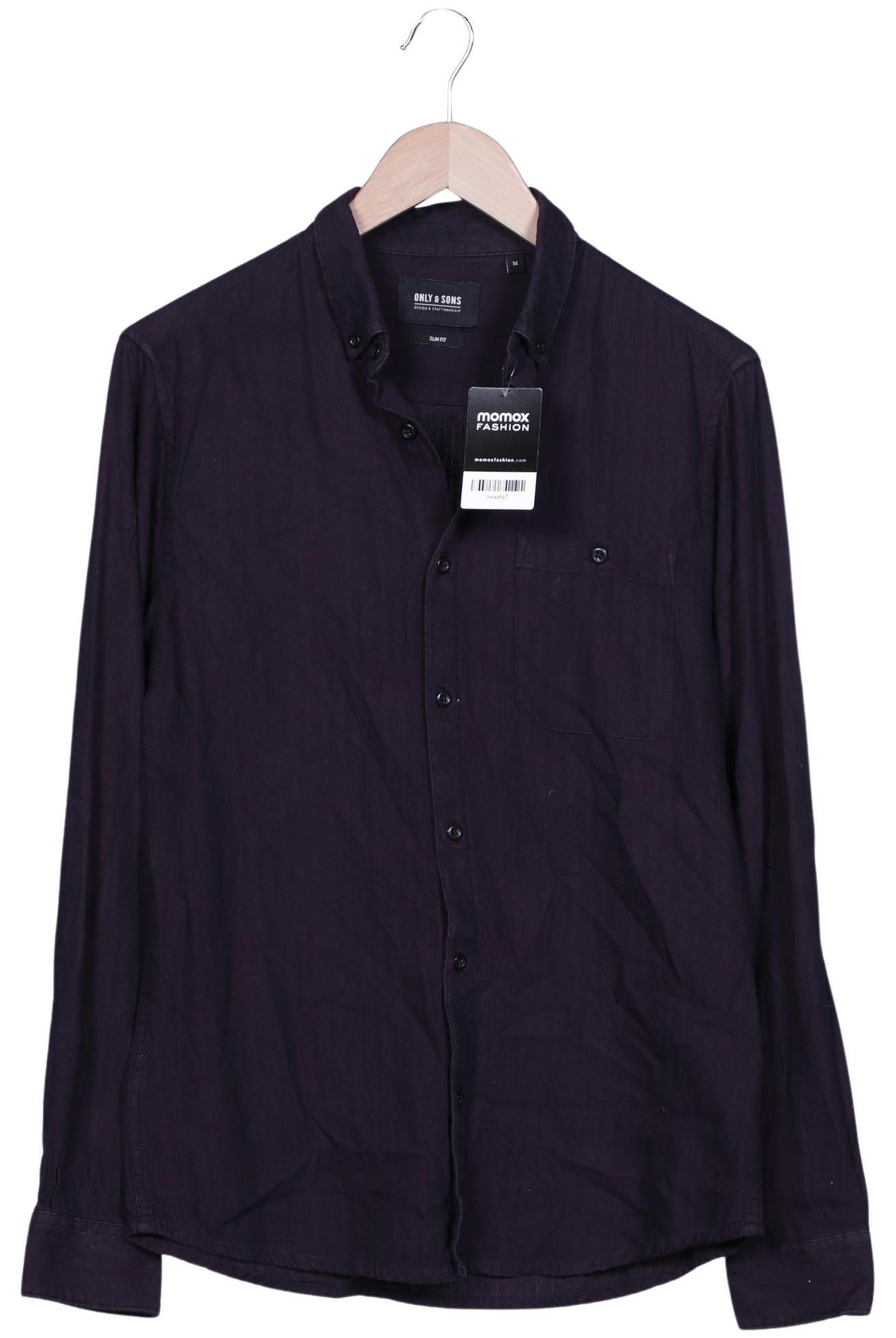 Only & Sons Herren Hemd, Lila, Gr. M