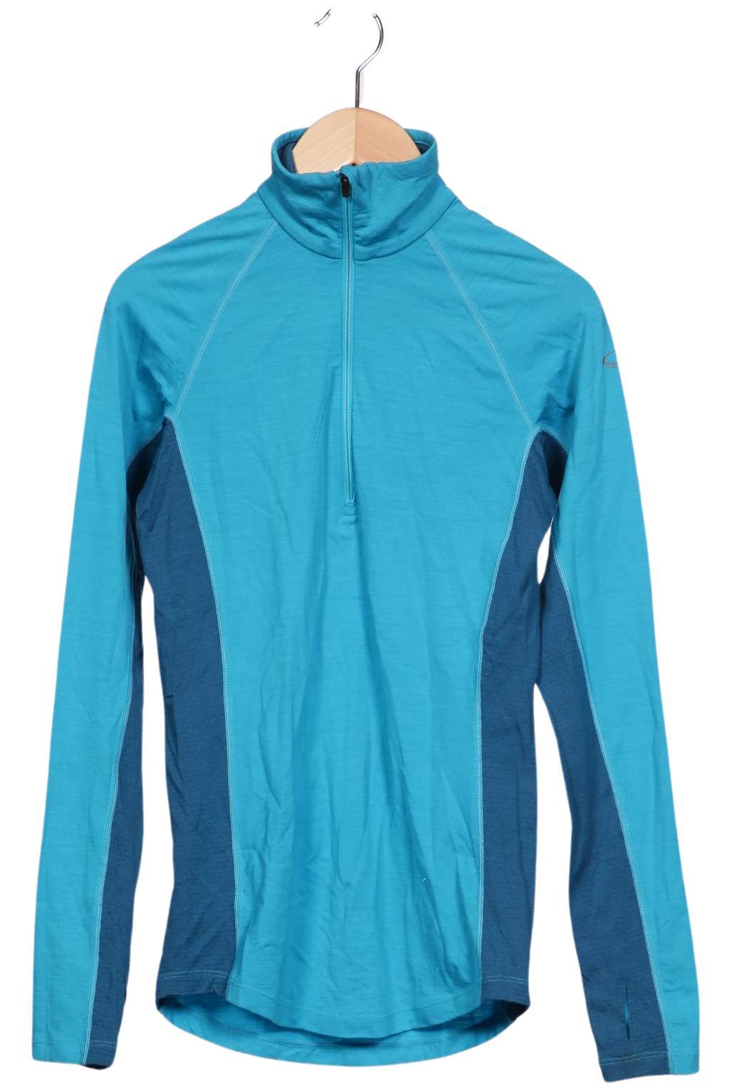 Icebreaker Damen Langarmshirt, Hellblau, Gr. XS