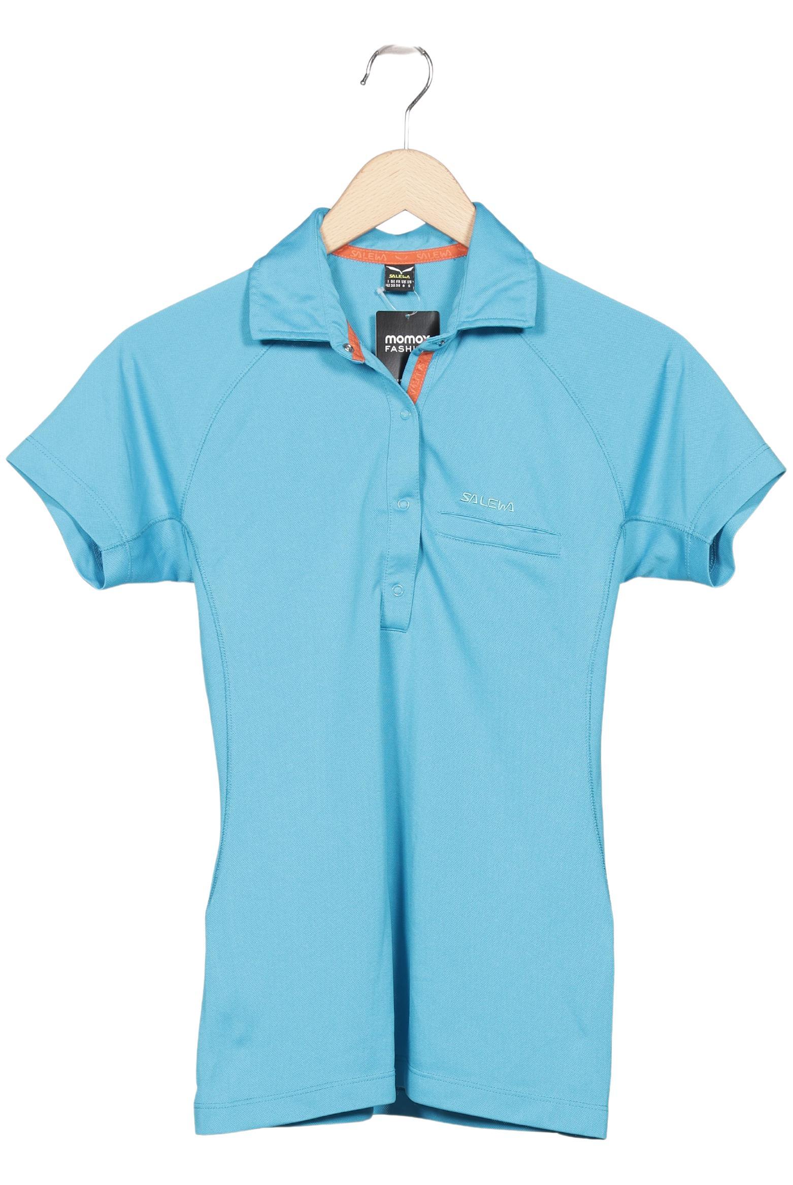 Salewa Damen Poloshirt, Hellblau, Gr. EU 36