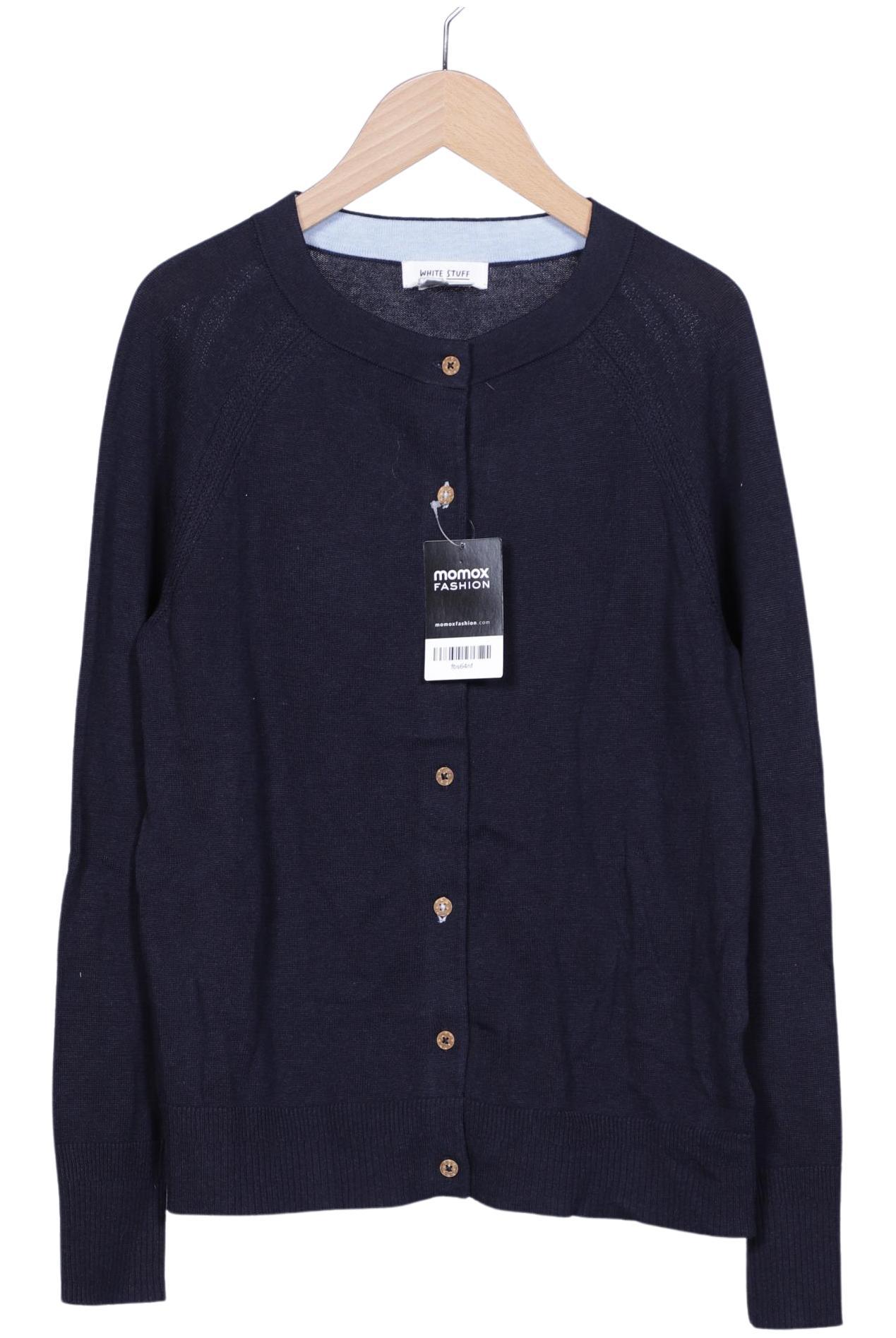 White Stuff Damen Strickjacke, Marineblau, Gr. EU 38