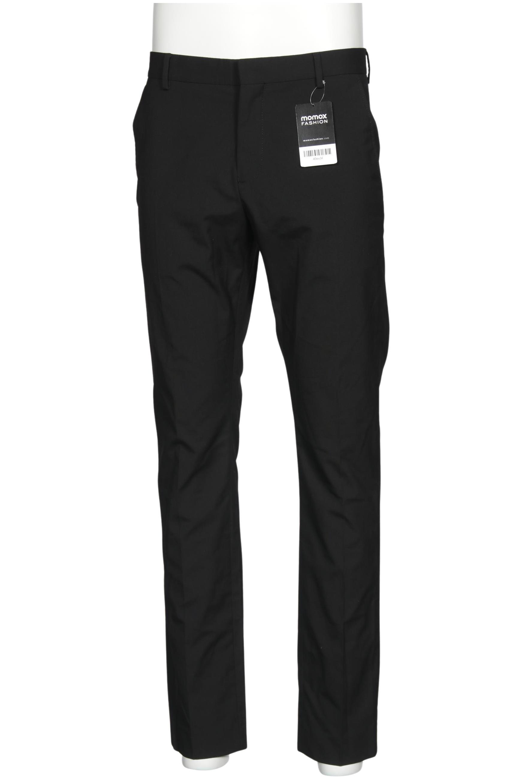 Selected Herren Stoffhose, Schwarz, Gr. EU 46