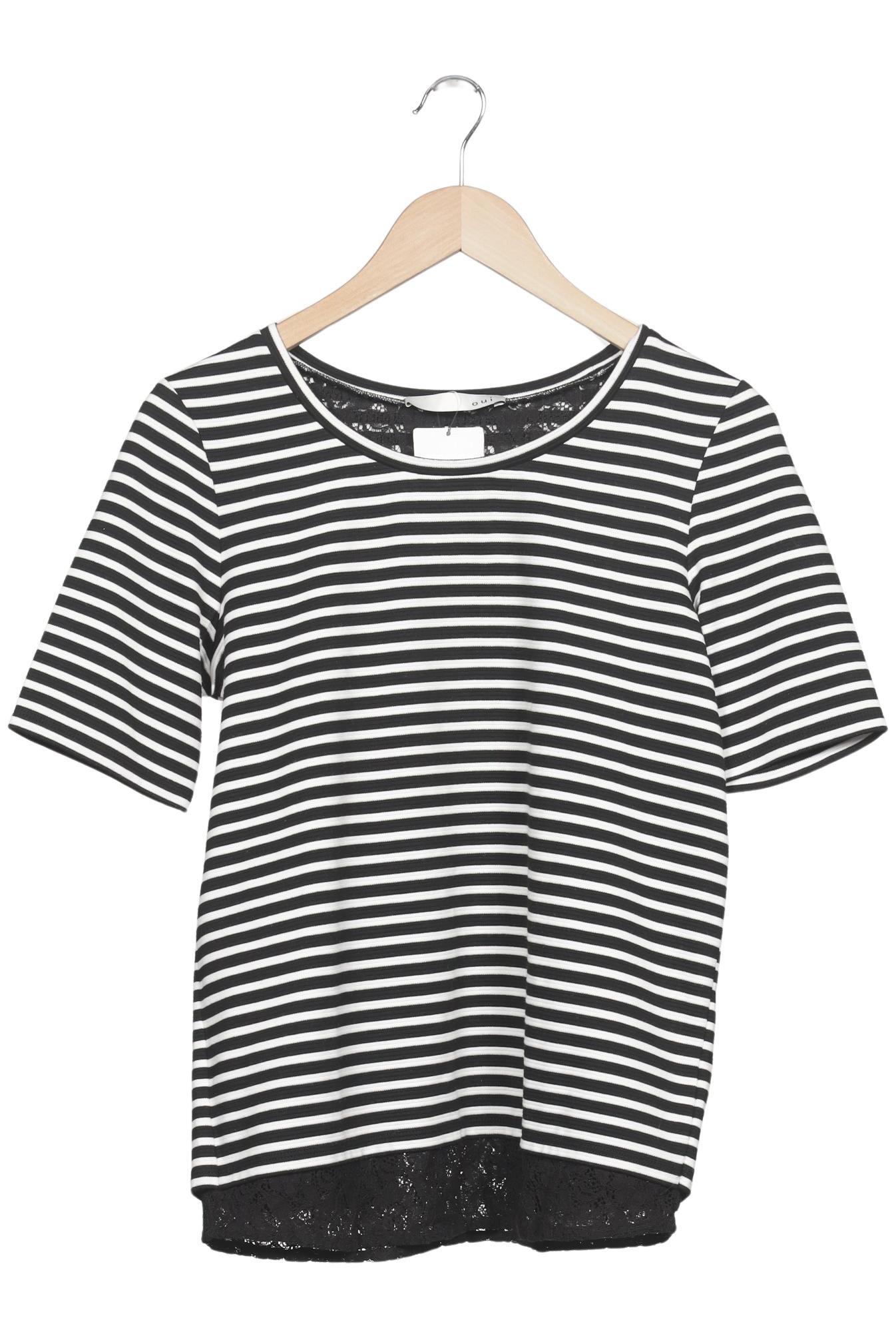 Oui Damen T-Shirt, Mehrfarbig, Gr. EU 40