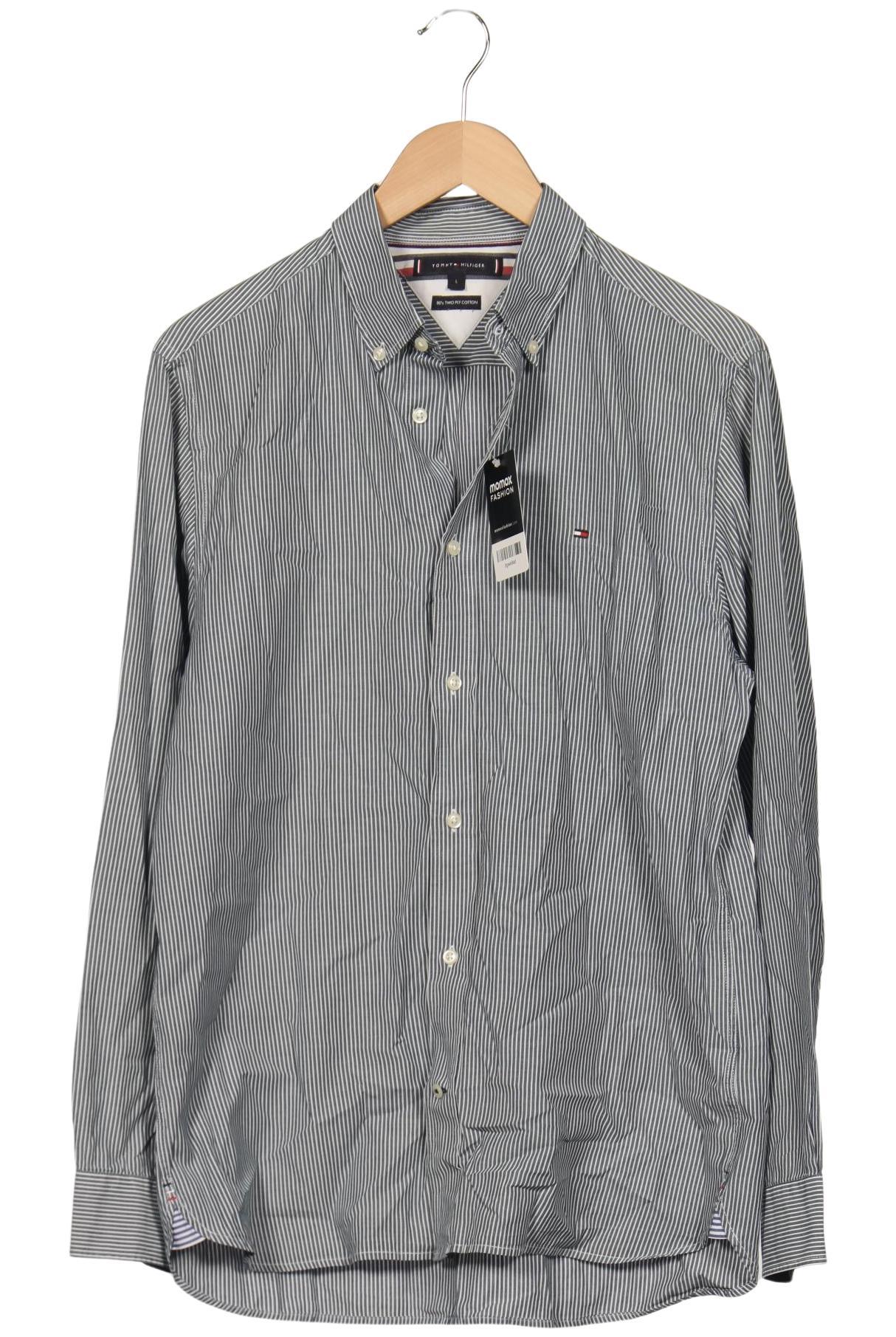 Tommy Hilfiger Herren Hemd, Grau, Gr. L