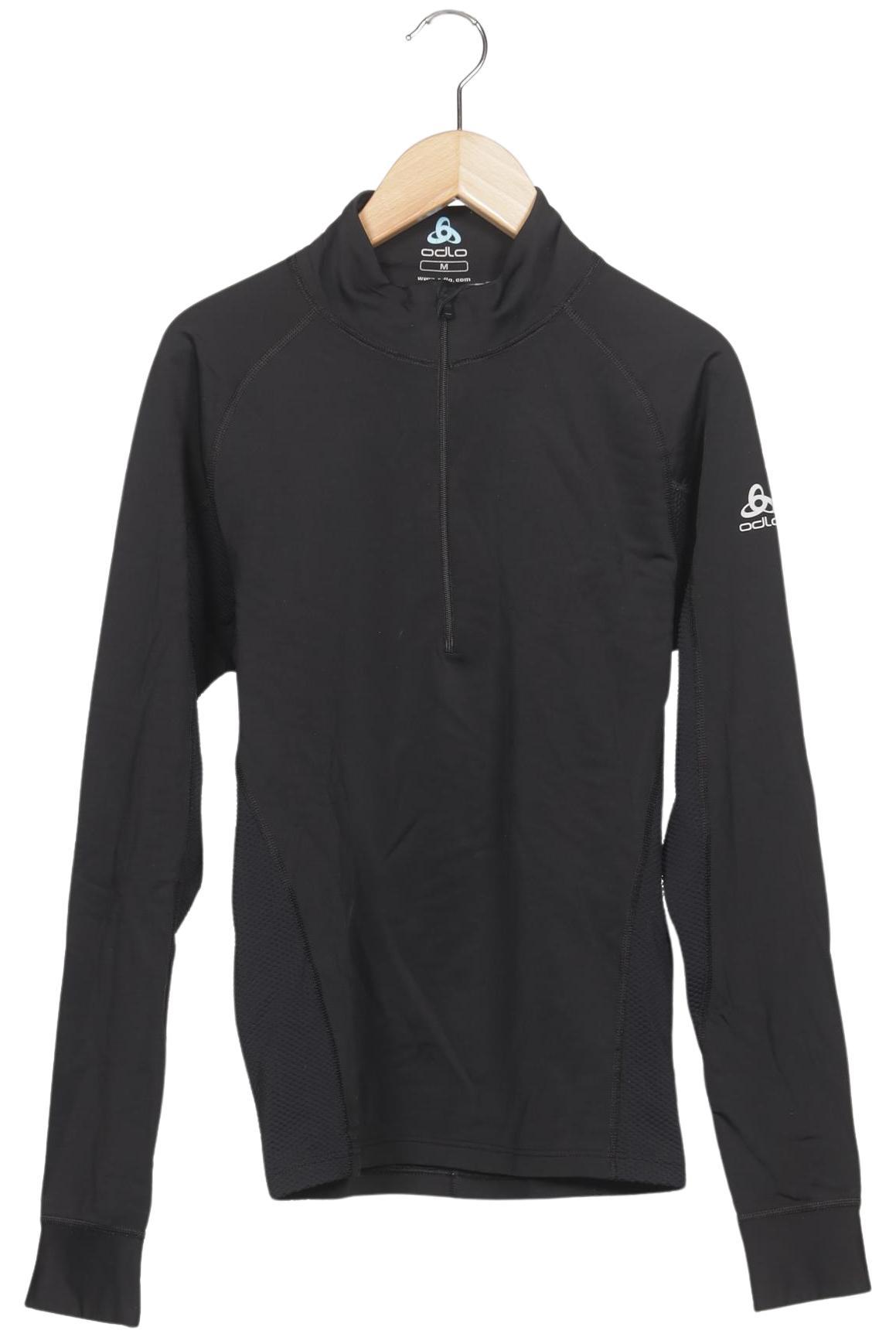 Odlo Damen Langarmshirt, Schwarz, Gr. M