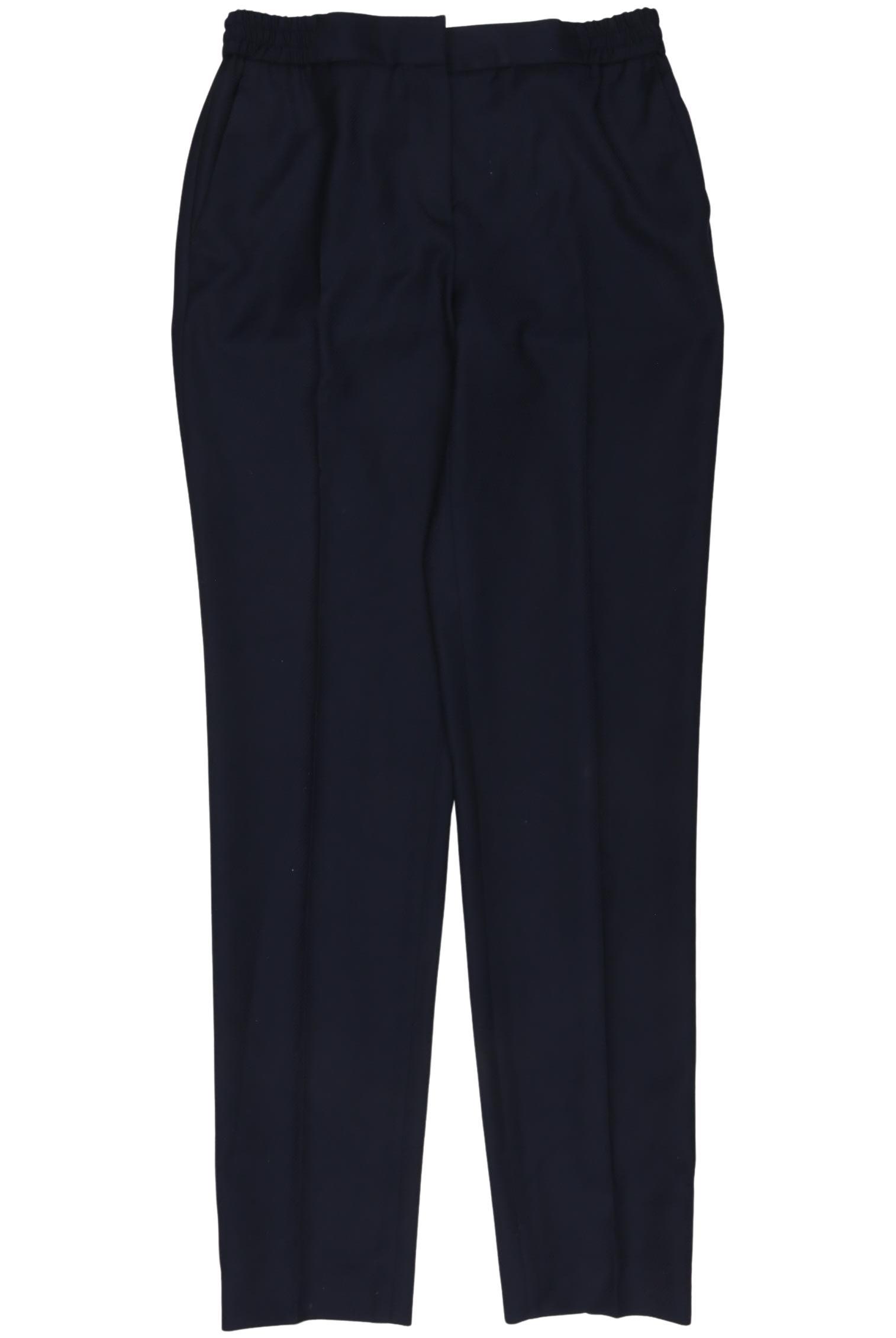 Massimo Dutti Damen Stoffhose, Marineblau, Gr. EU 36