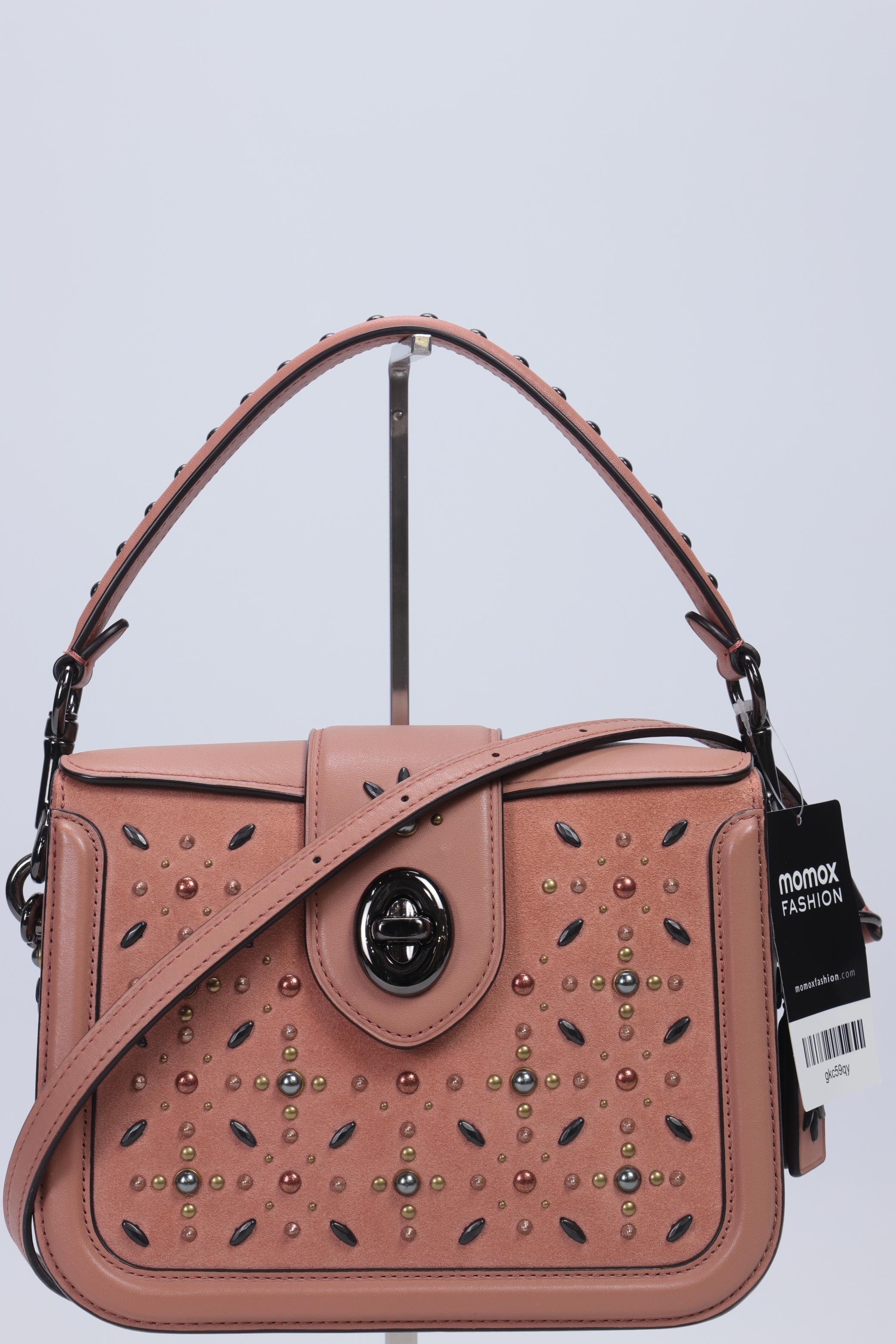 Coach Damen Handtasche klein Leder, Pink, Gr.