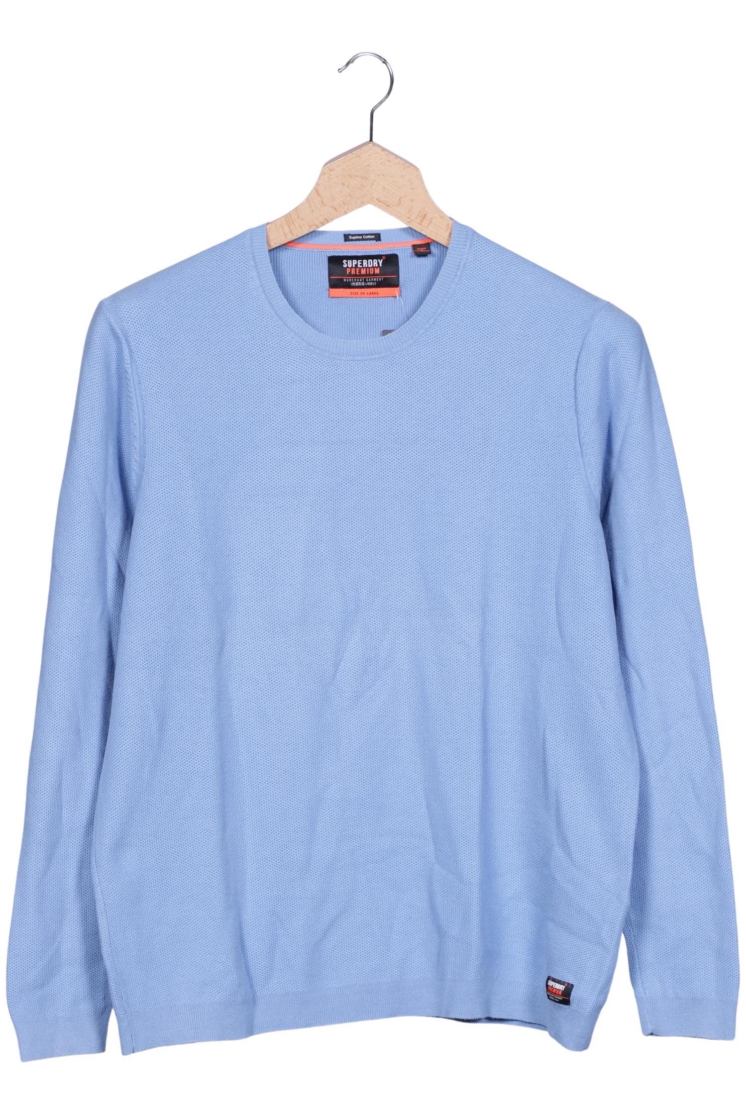 Superdry Herren Pullover, Hellblau, Gr. XXL