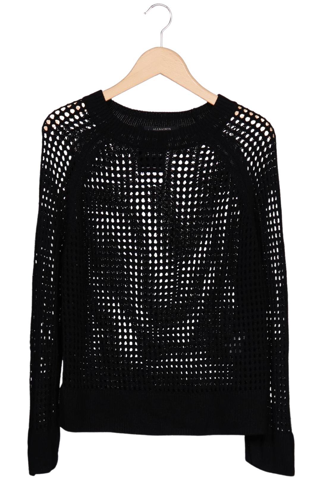 All Saints Damen Pullover, Schwarz, Gr. M