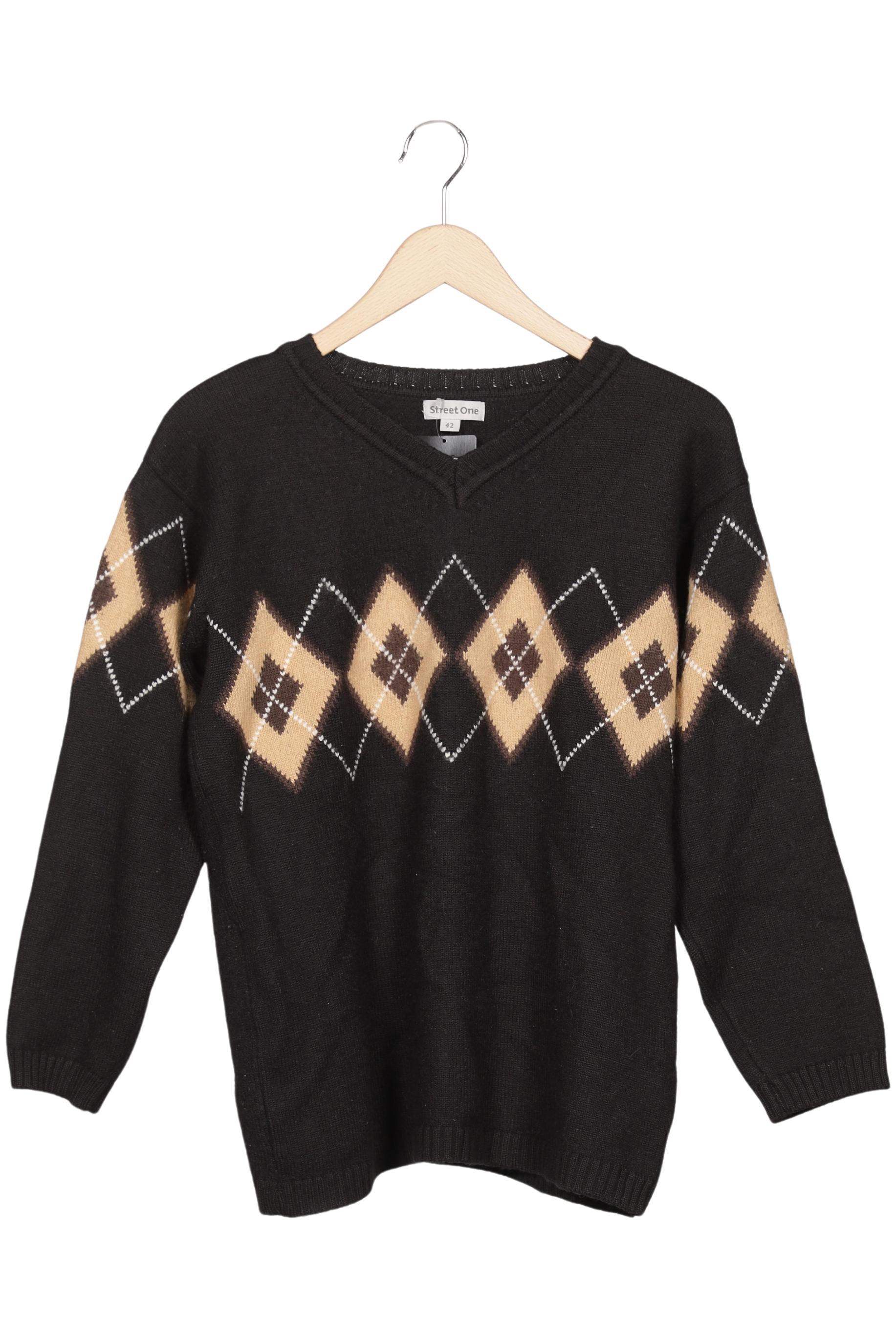 Street One Damen Pullover, Mehrfarbig, Gr. EU 42