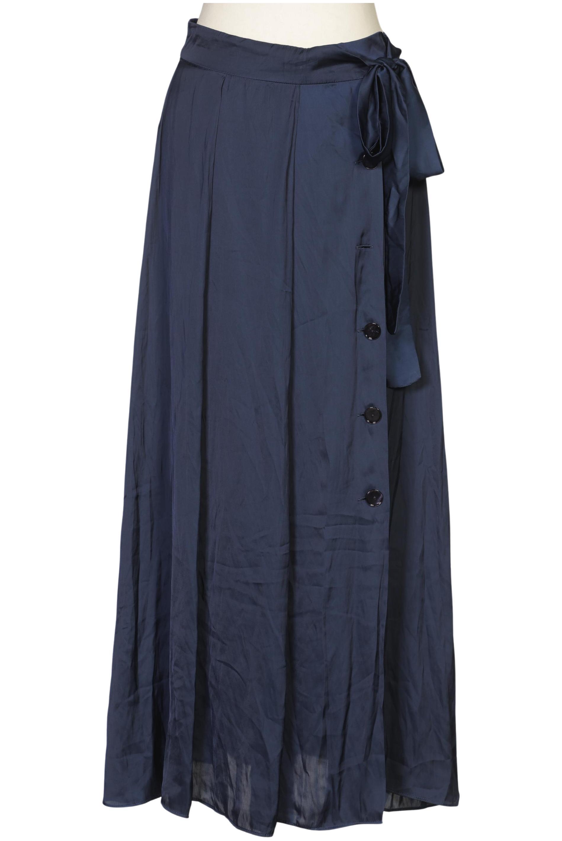 Massimo Dutti Damen Rock, Marineblau, Gr. S