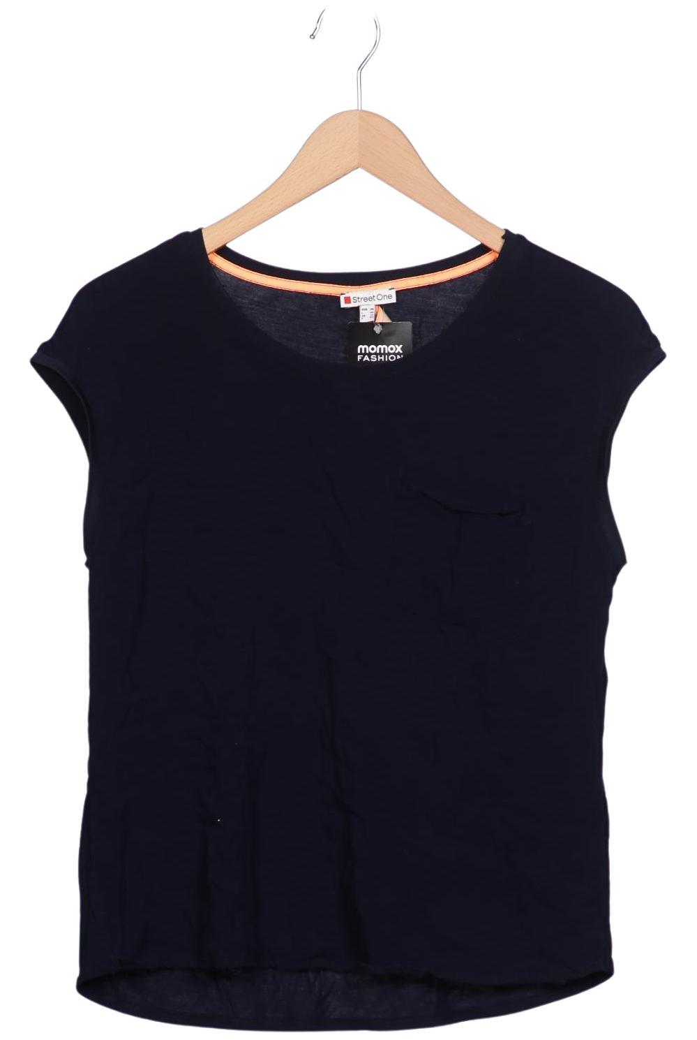 Street One Damen T-Shirt, Marineblau, Gr. EU 38