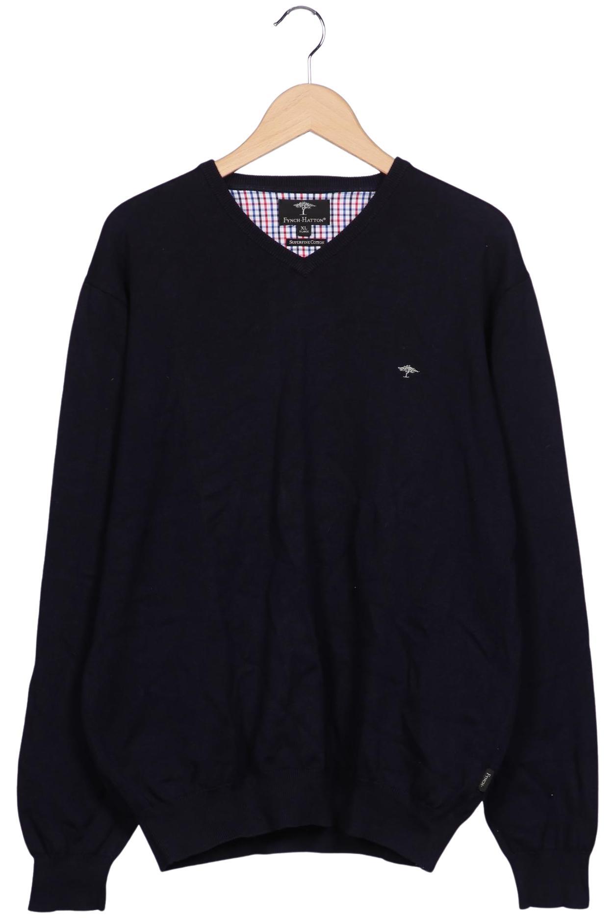 Fynch Hatton Herren Pullover, Marineblau, Gr. XL