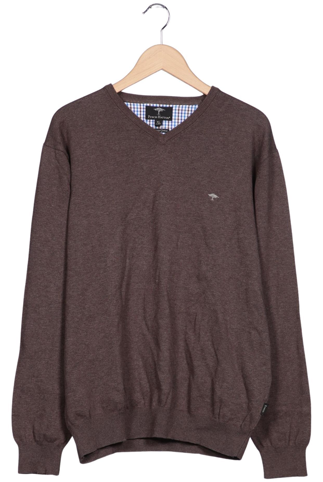 Fynch Hatton Herren Pullover, Braun, Gr. XL