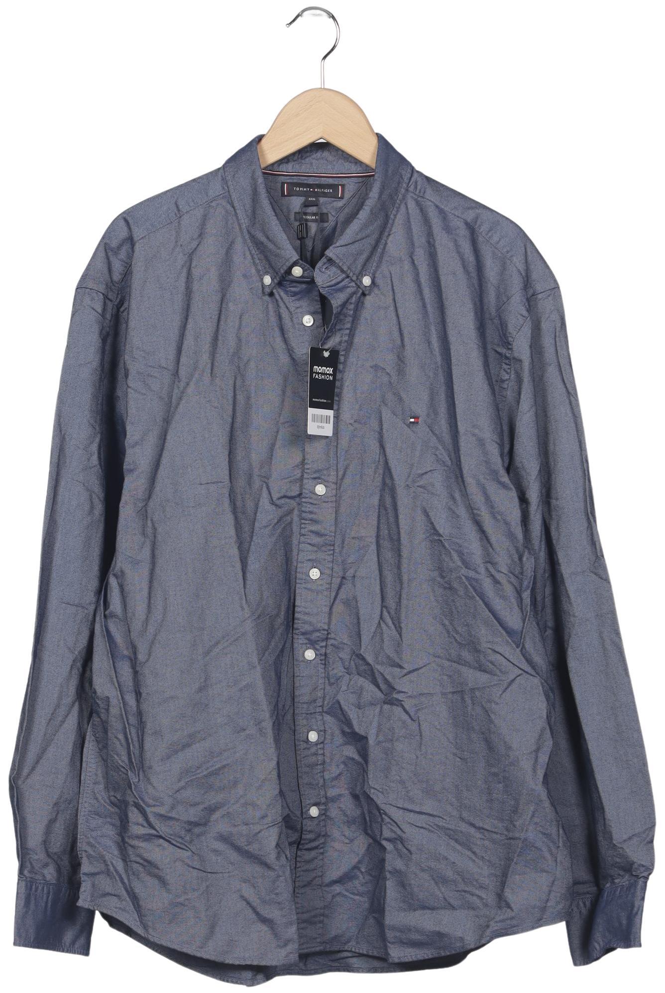 Tommy Hilfiger Herren Hemd, Blau, Gr. 3XL