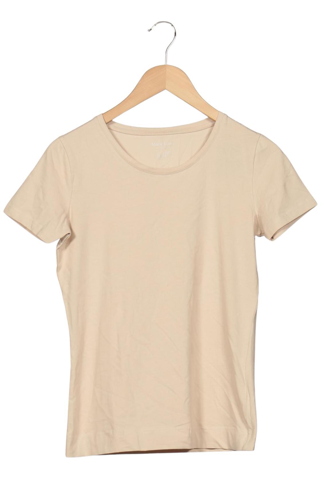 Marie Lund Damen T-Shirt, Beige, Gr. M