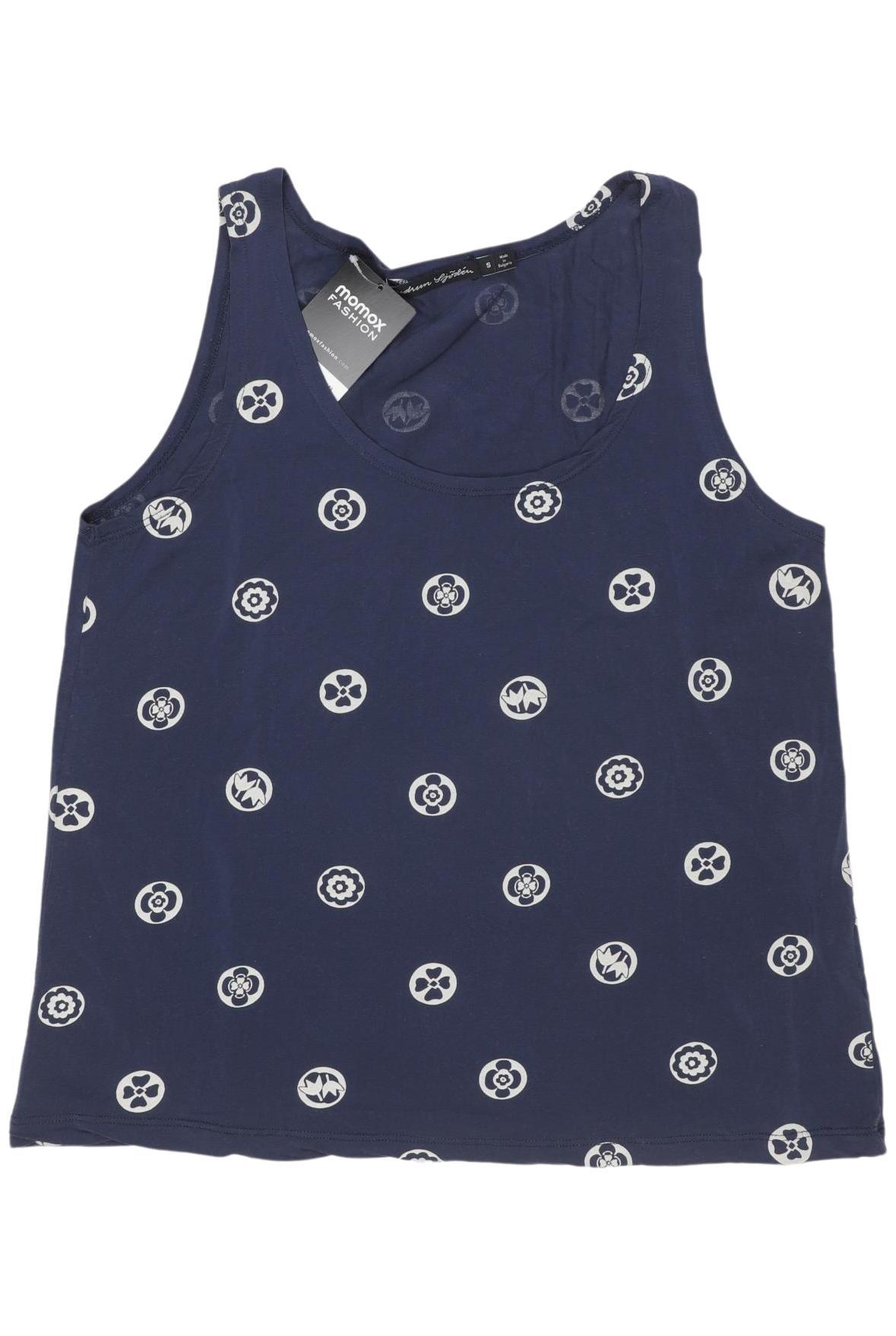 Gudrun Sjödén Damen Top, Marineblau, Gr. S