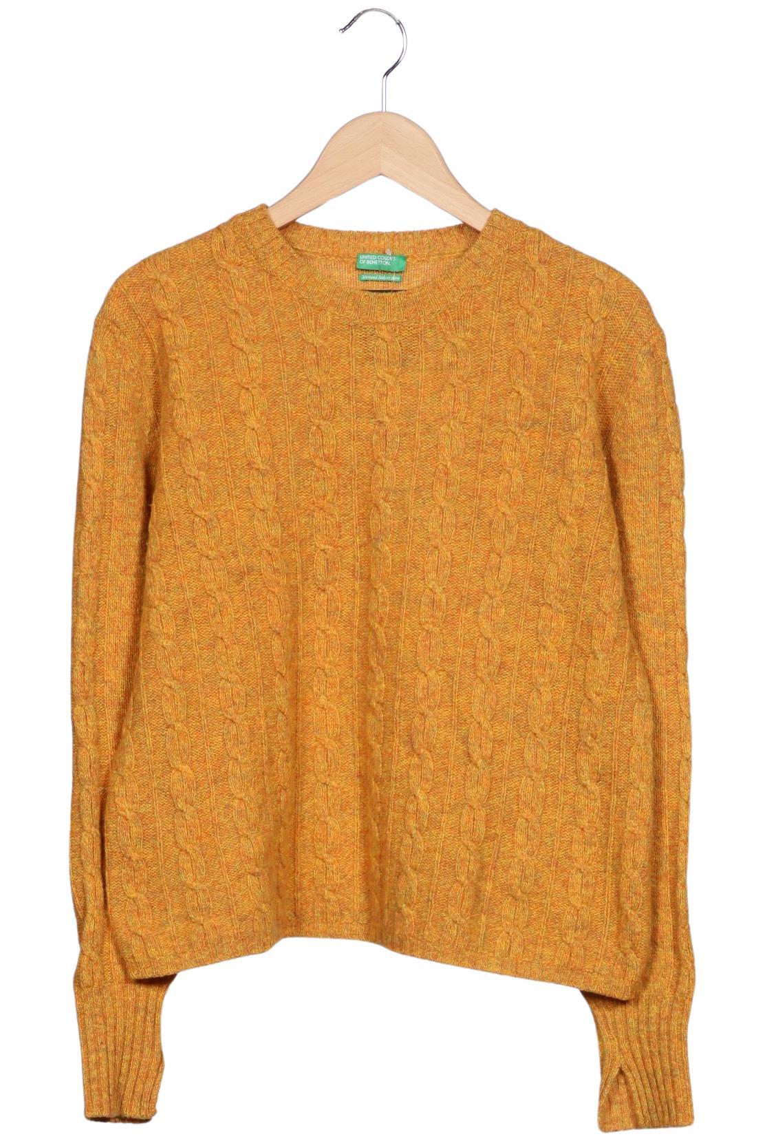 United Colors OF Benetton Damen Pullover, Gelb, Gr. S