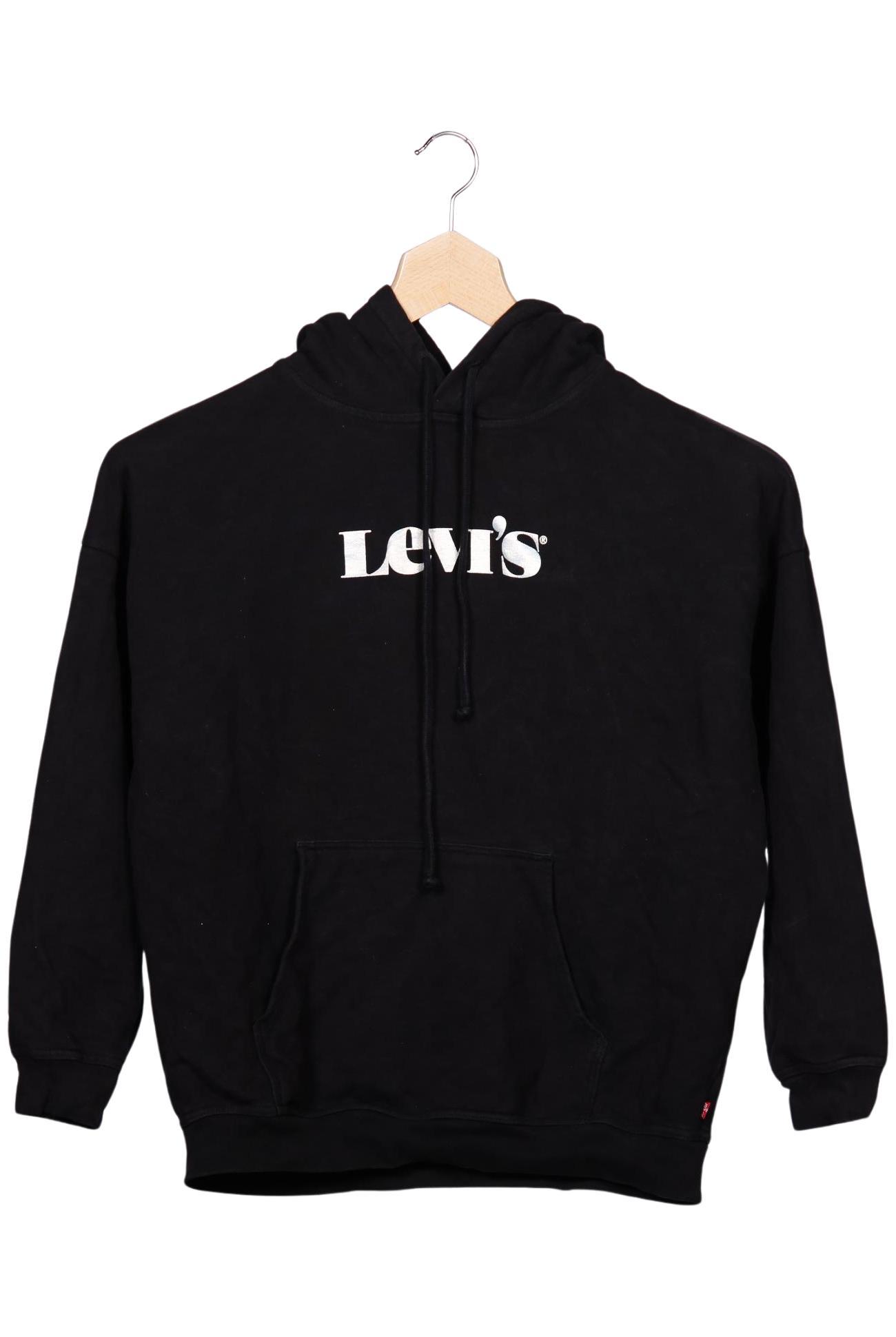 Levis Damen Kapuzenpullover, Schwarz, Gr. M