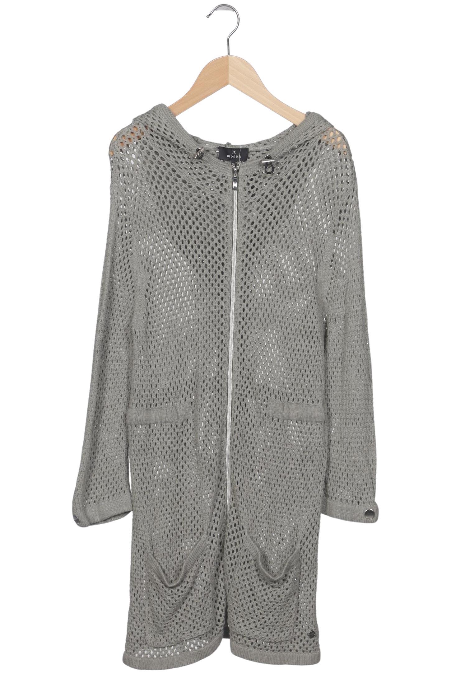 monari Damen Strickjacke, Grau, Gr. EU 38